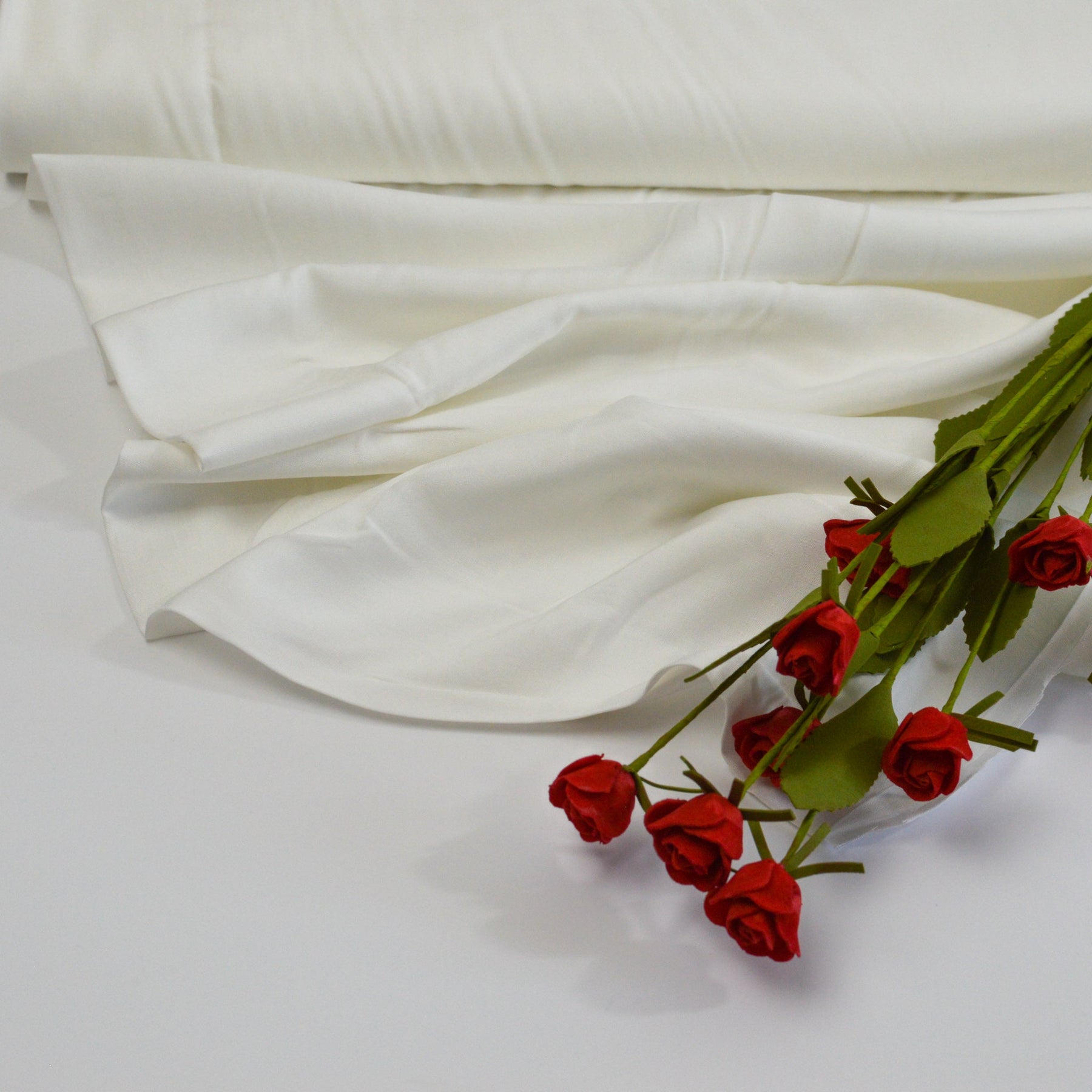 Viskose - Off white Fabric poshpinks