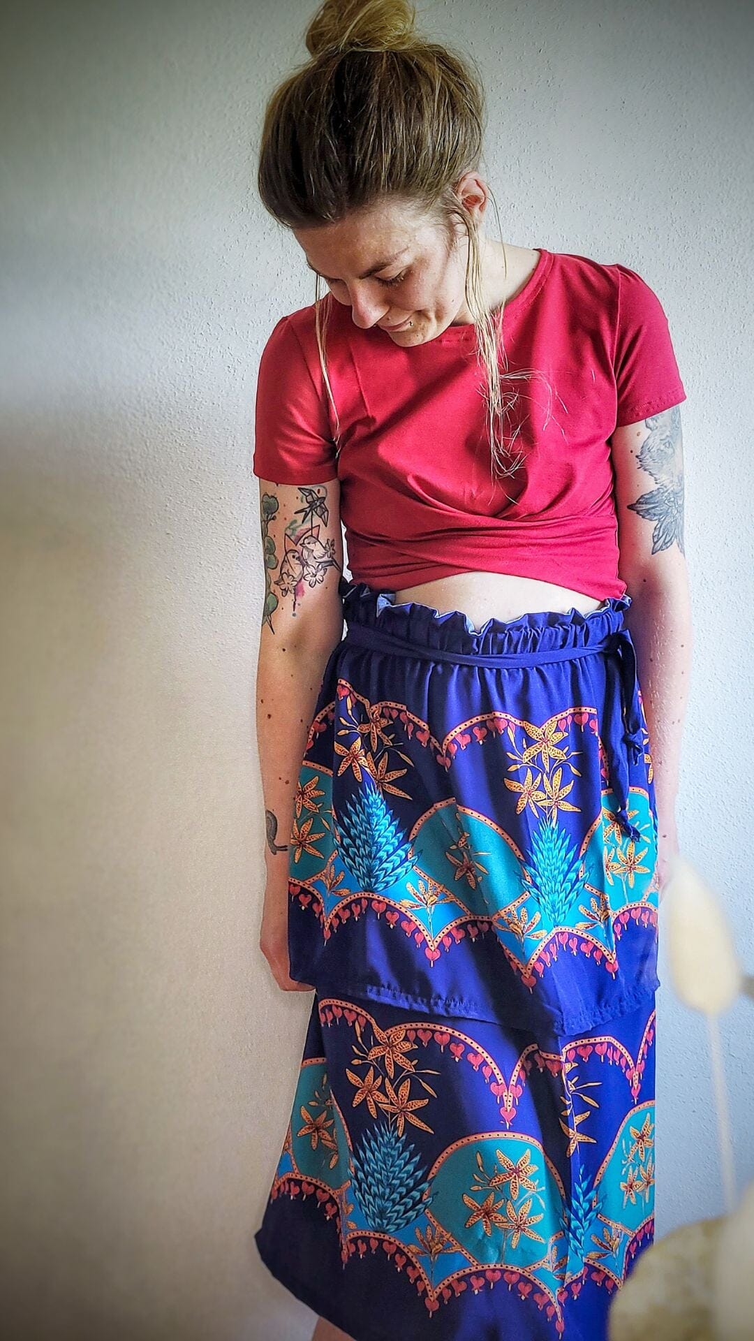 Viskose Lilly - Summer Blue by leni lupin Rapport poshpinks