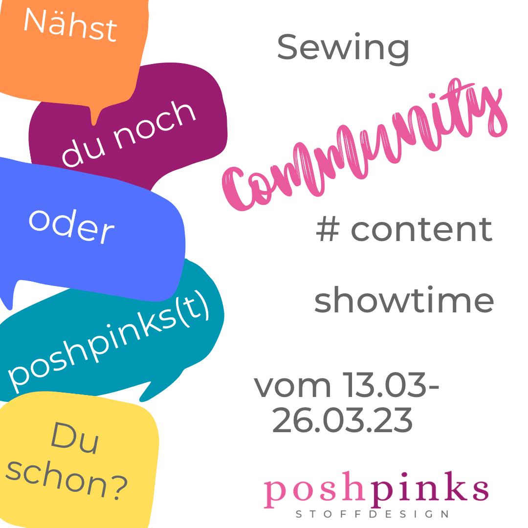 Nähst du noch oder poshpinks (t) du schon?