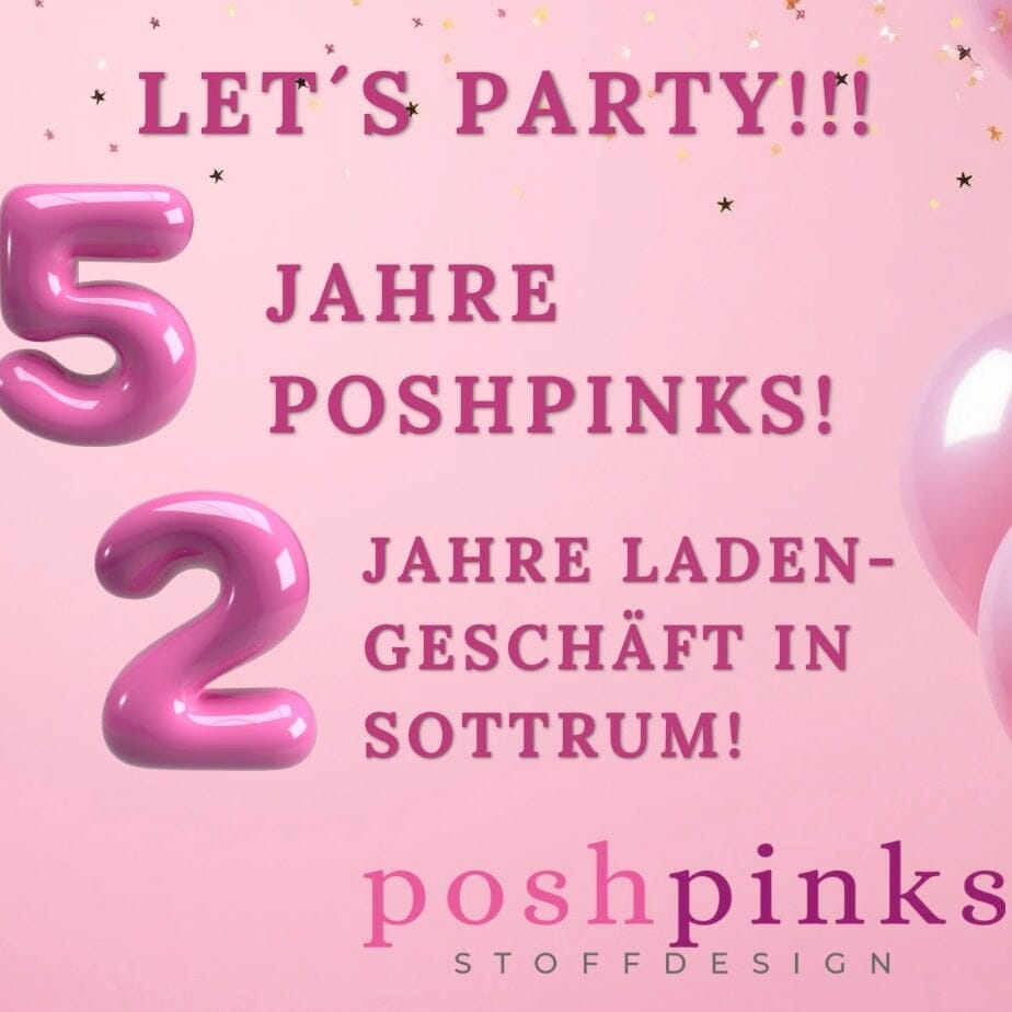 🎉 5 Jahre poshpinks – von der Idee zum Herzensprojekt 💞