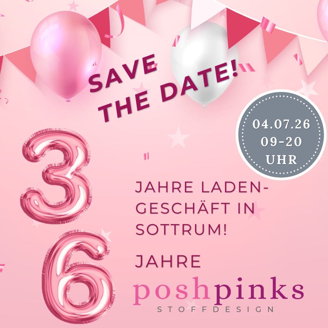 6 Jahre poshpinks & 3 Jahre Stoffladen in Sottrum – Vom Onlineshop zum Kreativhaus