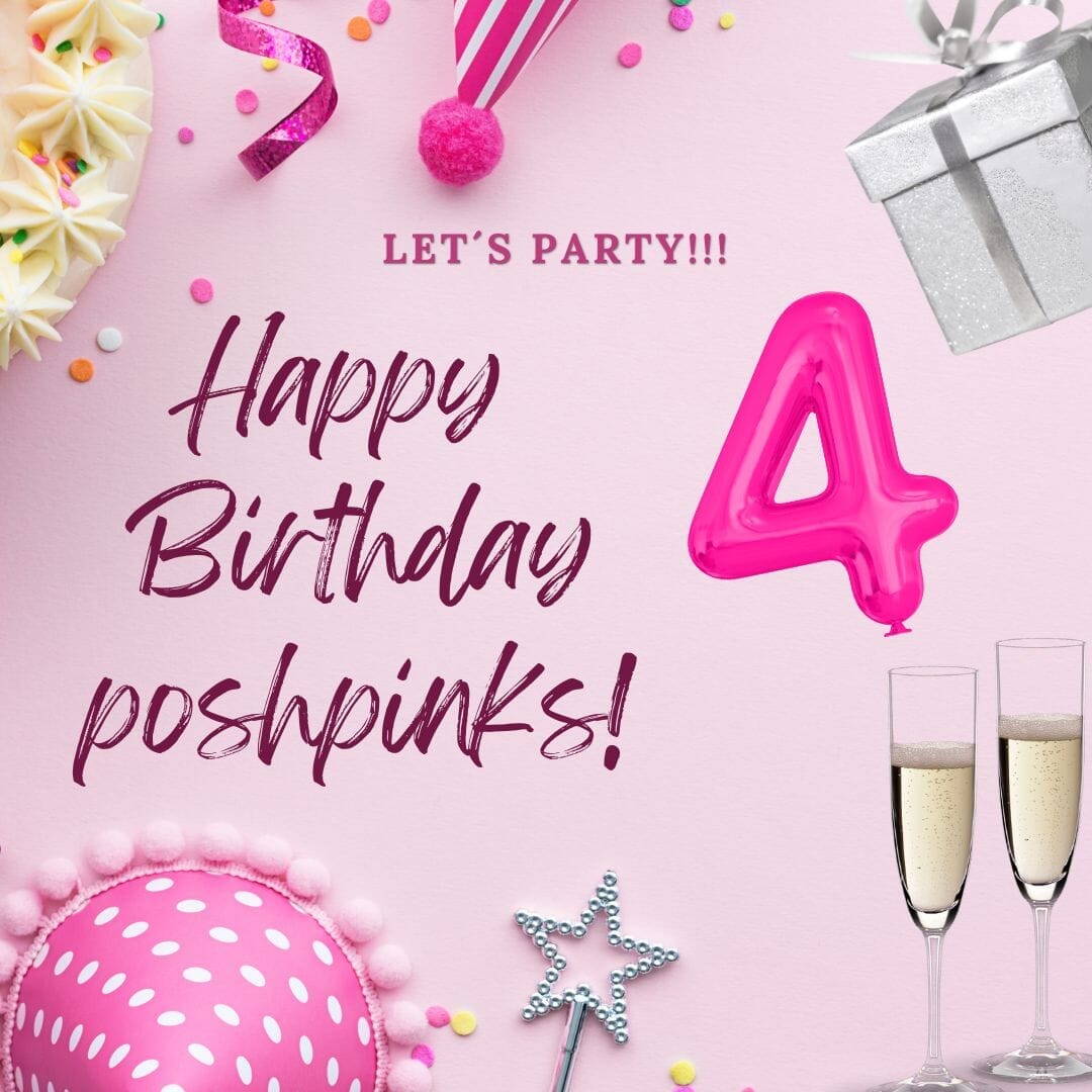 Happy P-Day! 4 Jahre poshpinks Stoffdesign - das muss gefeiert werden!