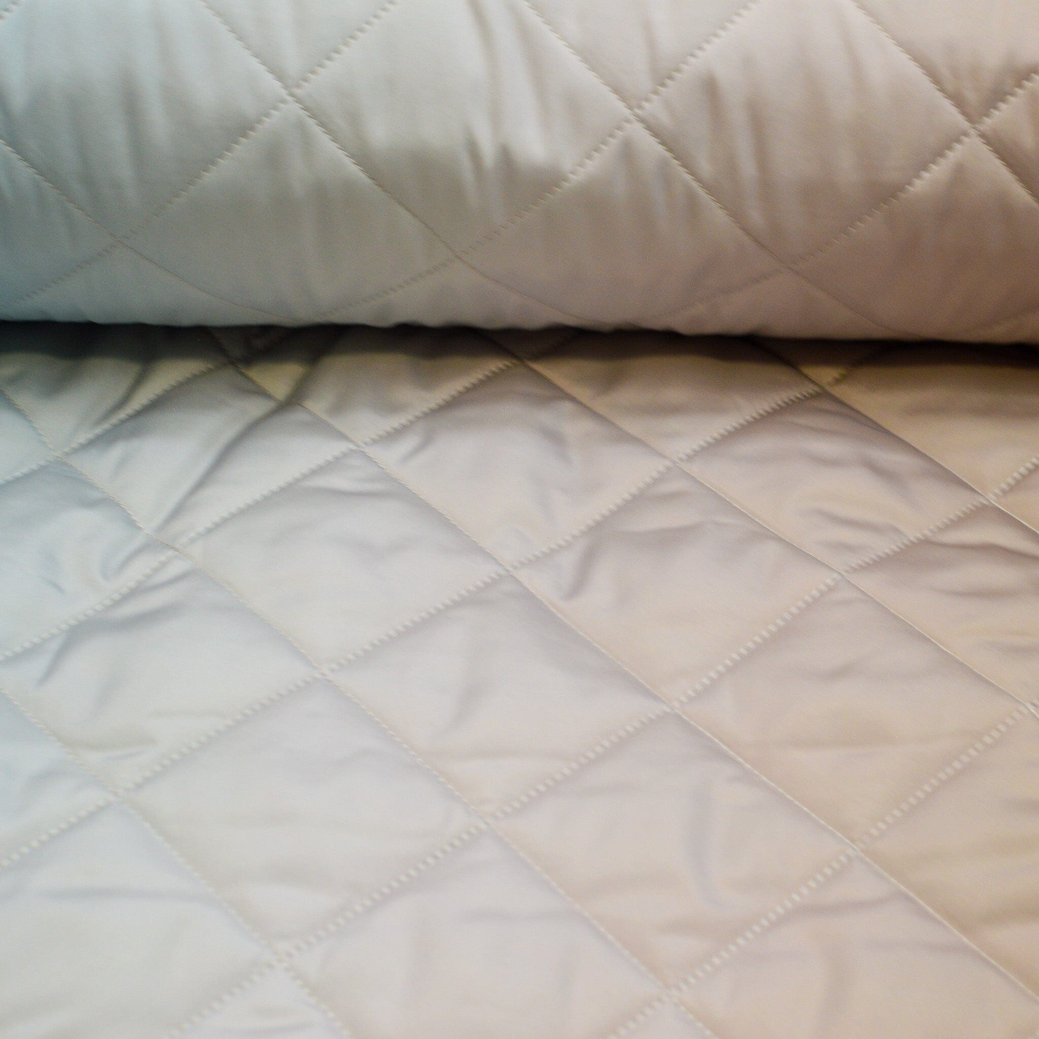 Steppstoff Farbverlauf hellblau zu goldbeige Fabric poshpinks