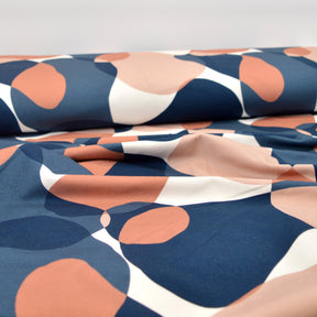 Reststück 0,9m! Soft Touch French Terry - Aurora - Stones rose Fabric poshpinks