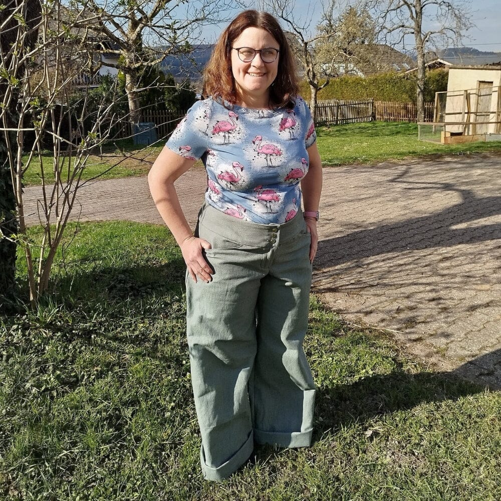 Purpurnaht Schnittmuster Ebook - Hose Maaika - Gr. 32-52 Schnittmuster poshpinks