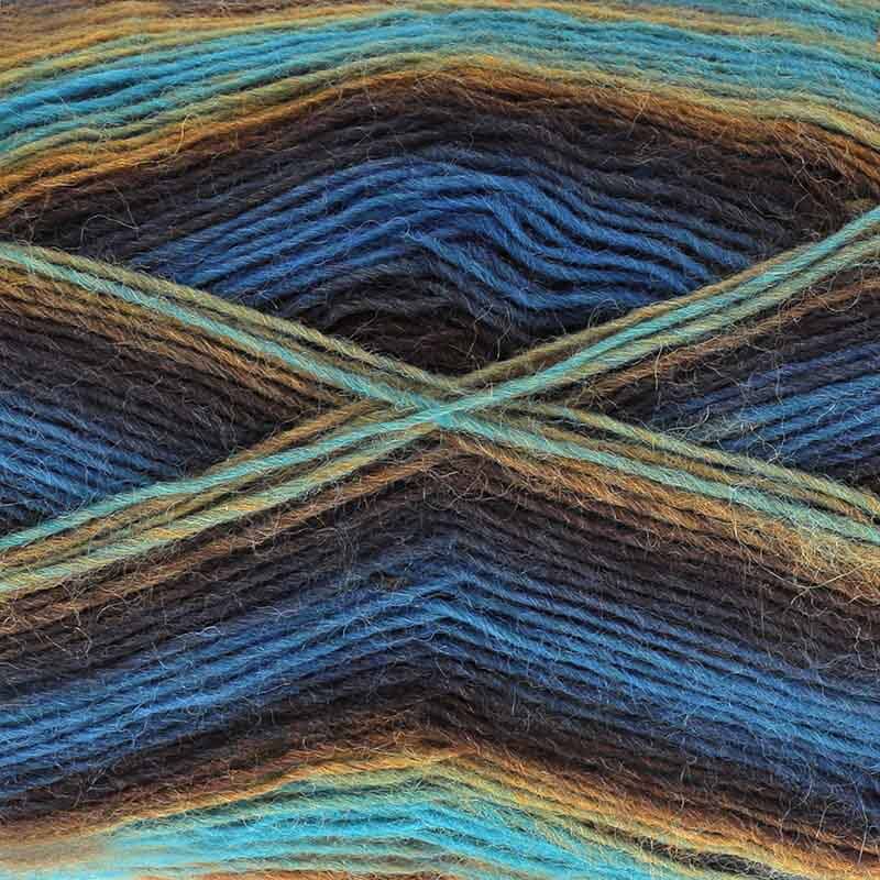 King Cole Rebel 4Ply – Sockenwolle mit Farbverlauf 100 g / 400 m Wolle poshpinks
