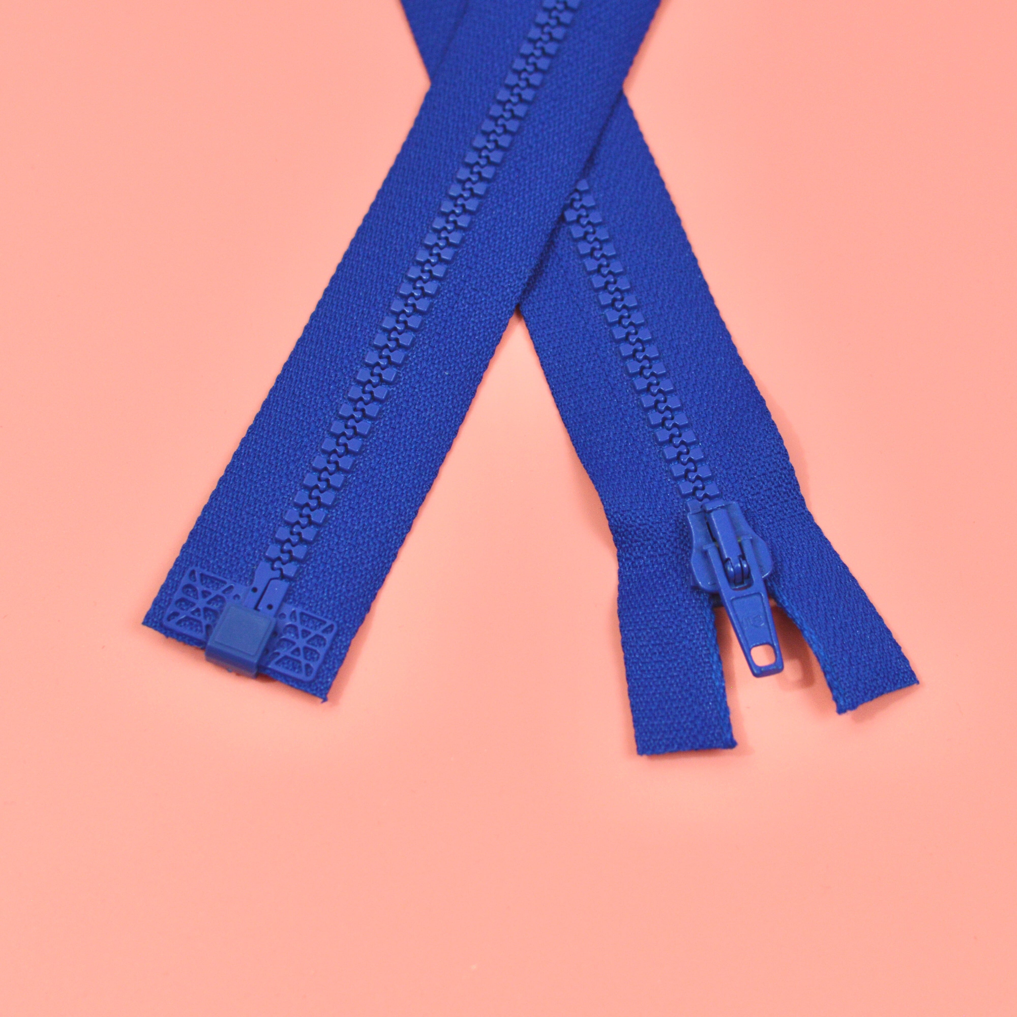 Jackenreißverschluss Kaya 80 cm royalblau Kunststoff Paket poshpinks