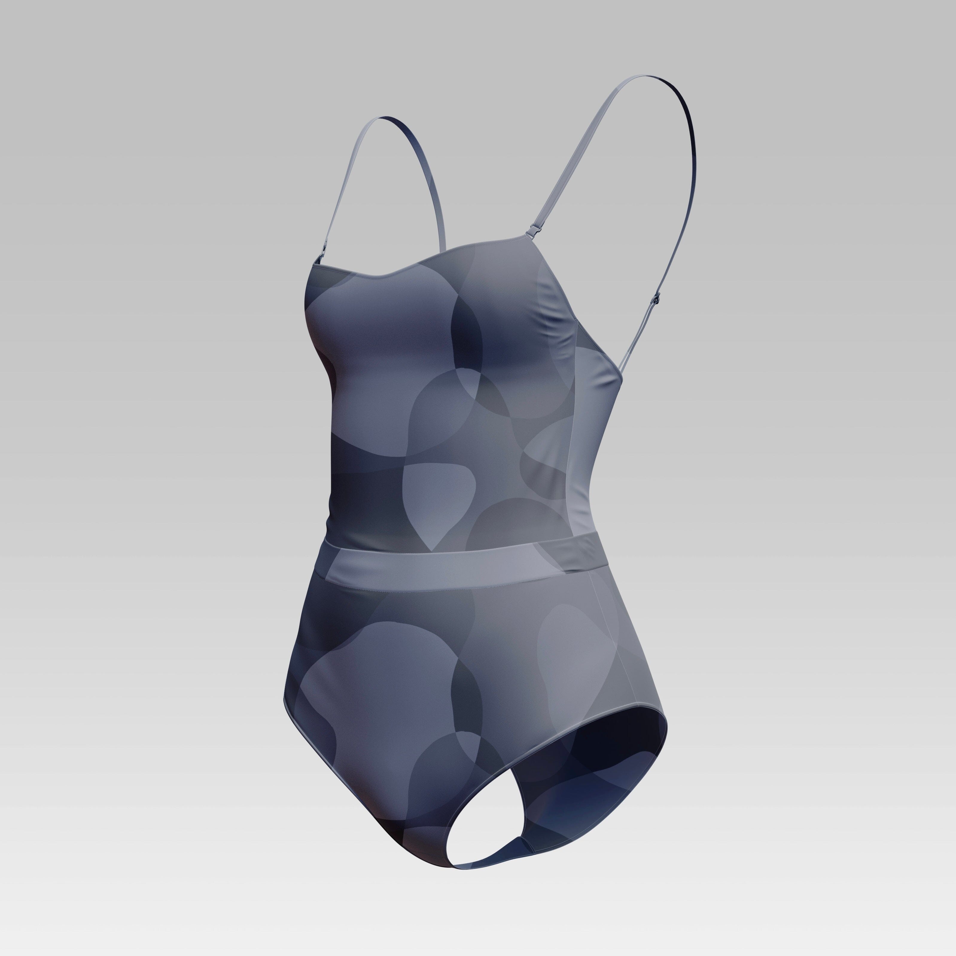 Sporty - Bade/Sportmaschenware Aurora Splash dark grey Fabric poshpinks