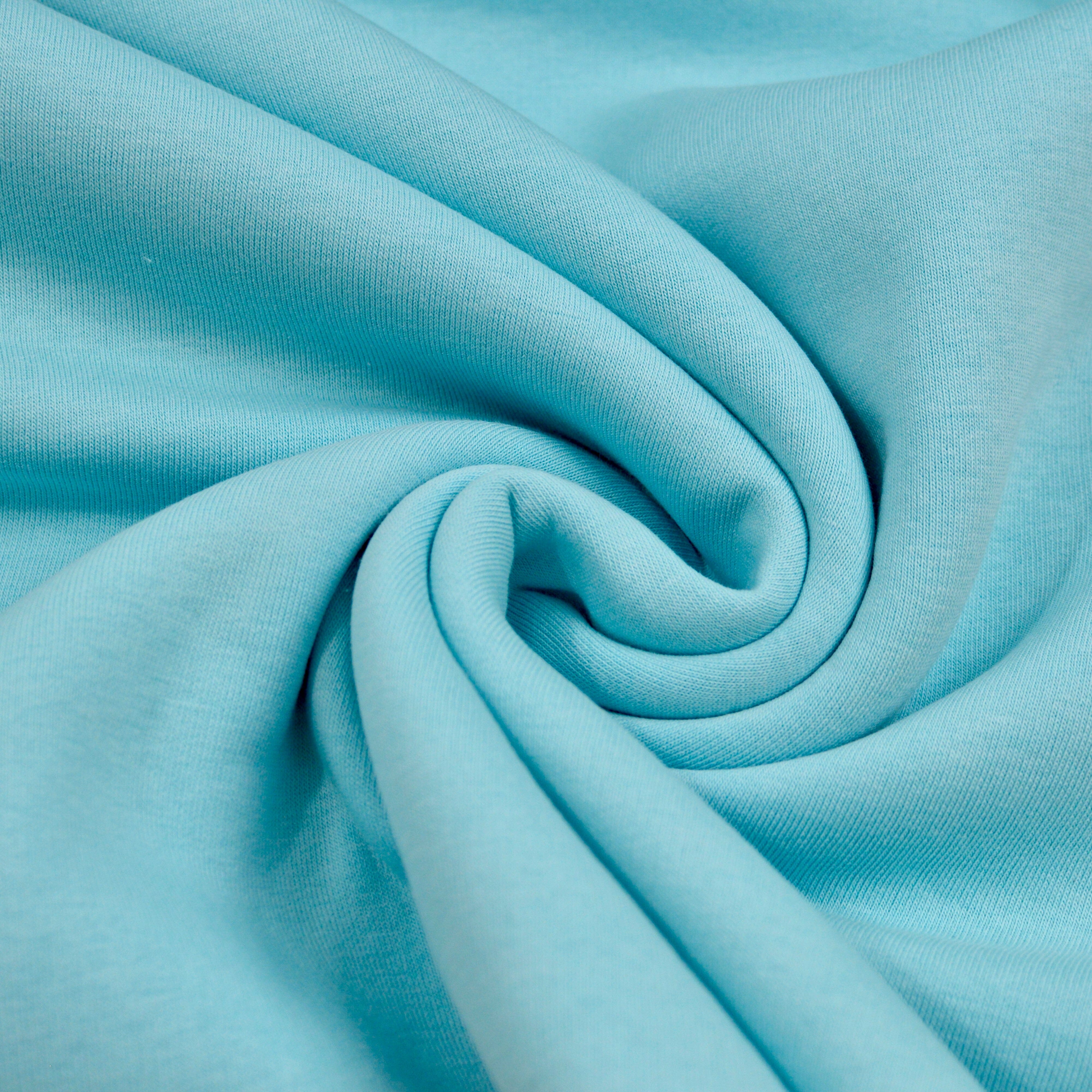 Sweatstoff - eisblau Fabric poshpinks