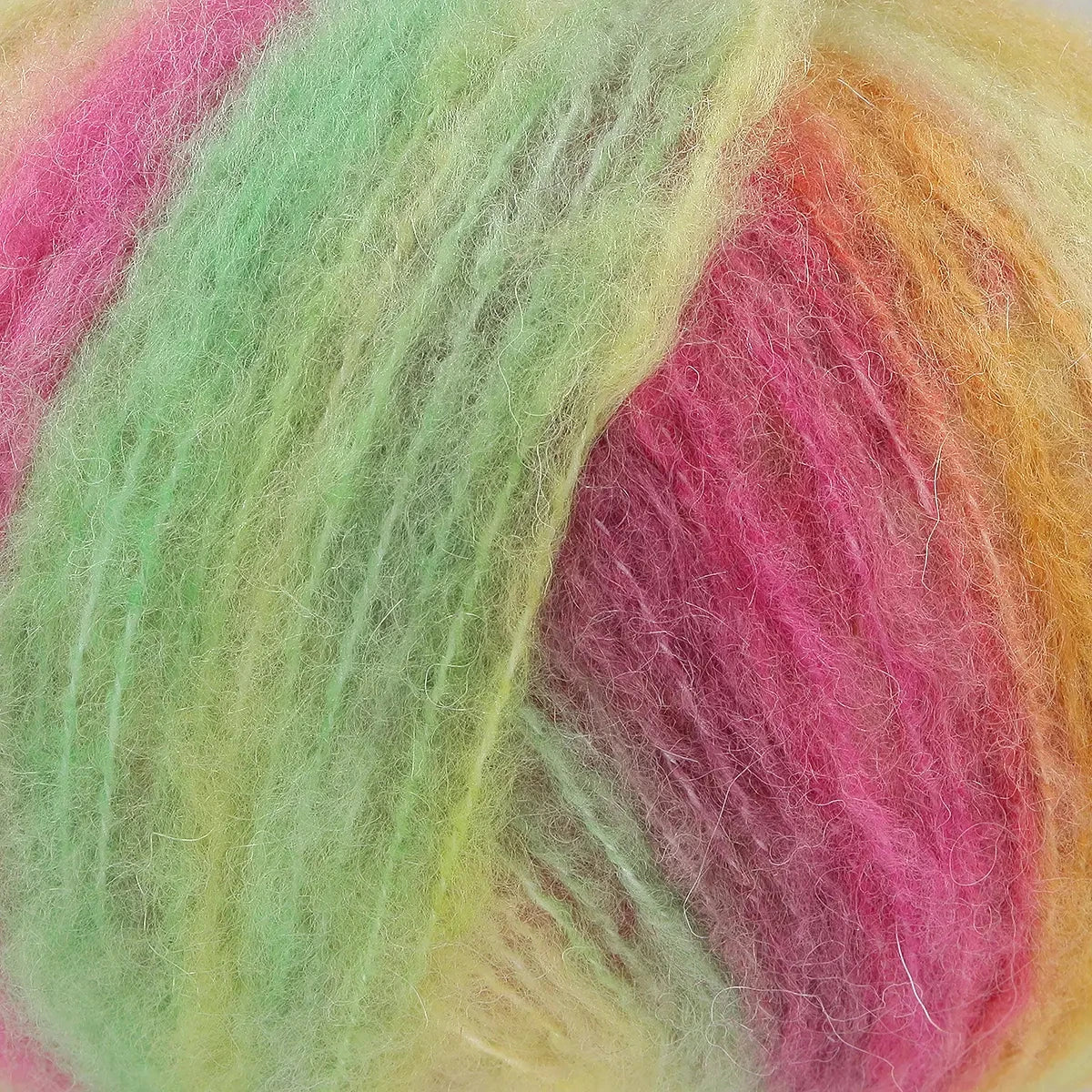 King Cole Flair Chunky – fluffiges Farbverlaufsgarn mit Mohair & Wolle Wolle poshpinks