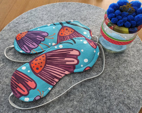 Pre - Order Tender recycling Canvas " Pearl Turqoise “ designed by emjo_design Fabric poshpinks