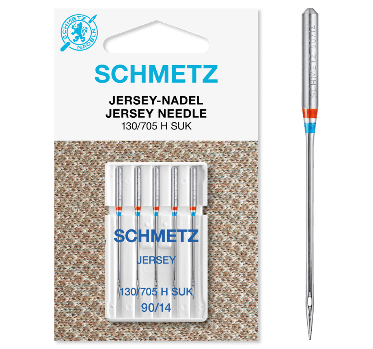 Schmetz Super Jersey Nadeln 70 H - SUK Ballpoint Nadel poshpinks