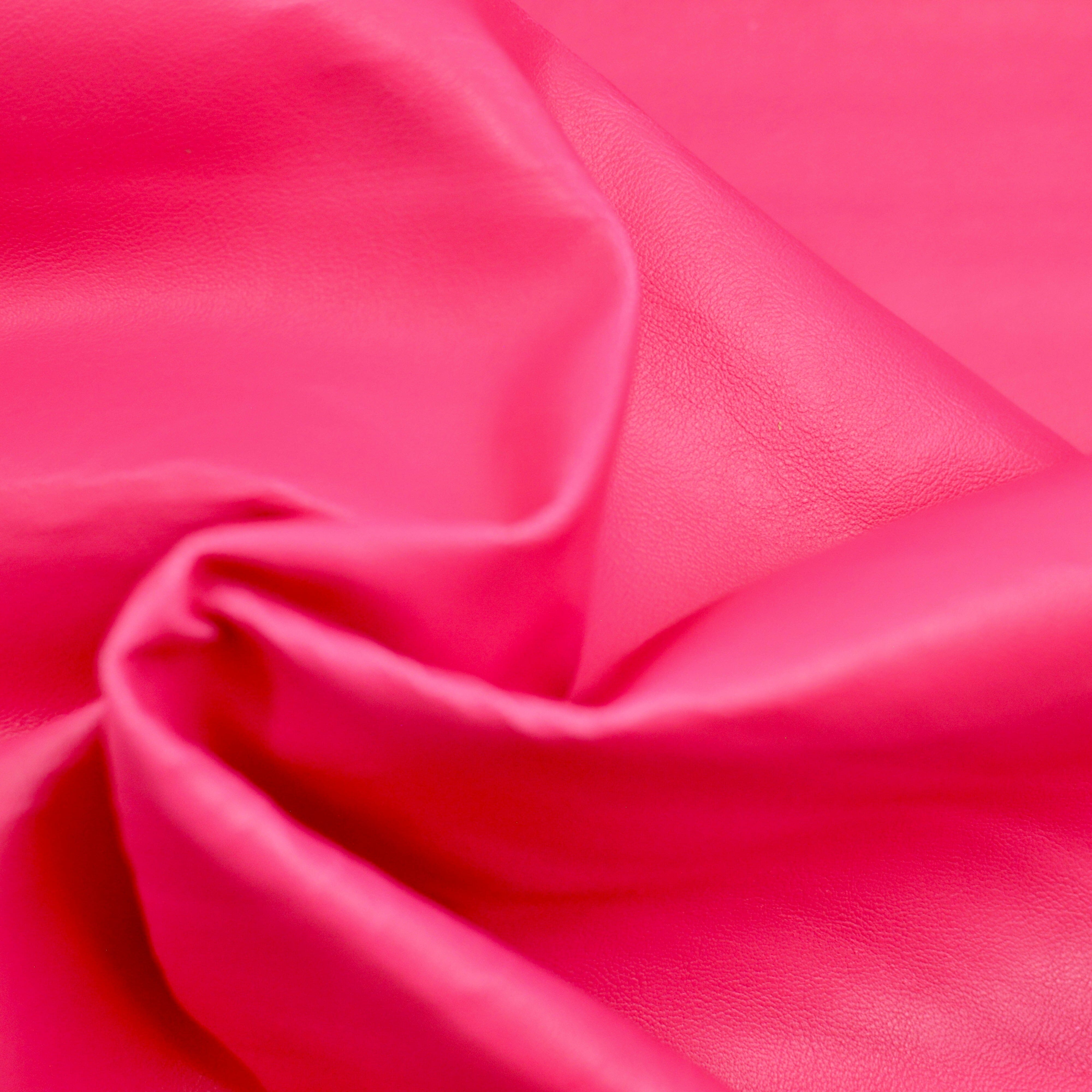 Abschnitt 50x70cm Kunstleder Nappa Style - pink Fabric poshpinks