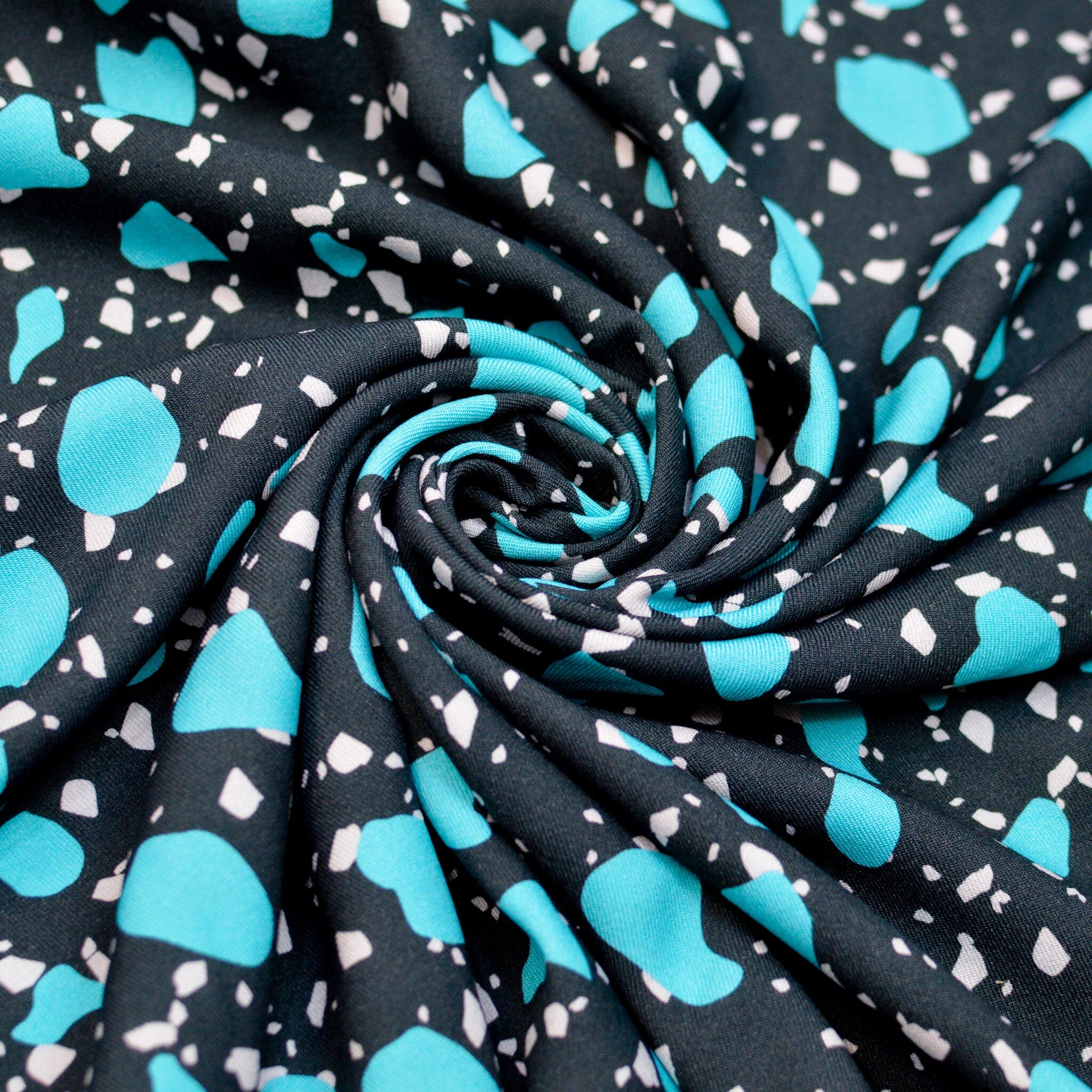 Viskosetwill - Ragazzi - Amaro di Azurro Fabric poshpinks