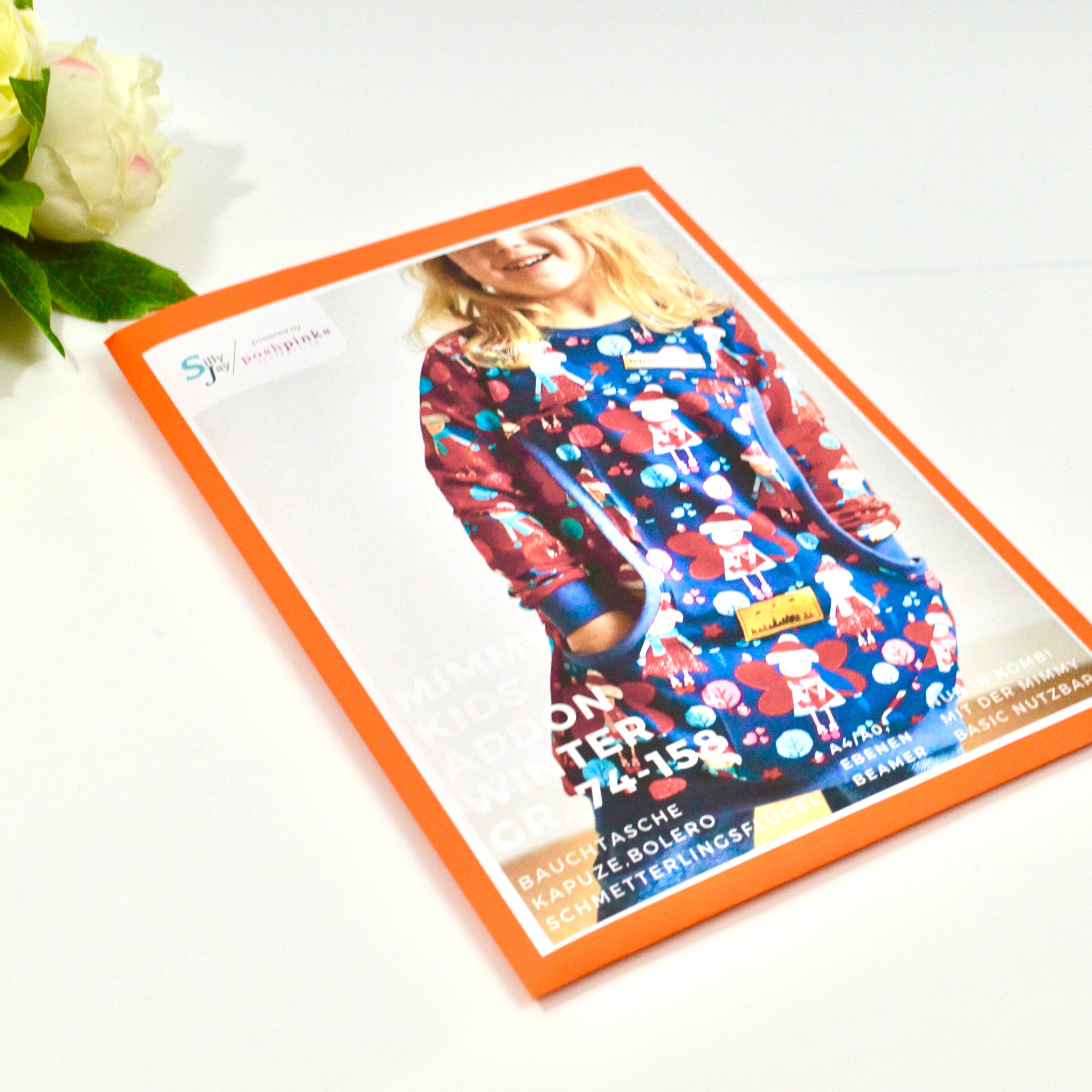 Papierschnittmuster - Mimmy Kids Winter Addon 74-158 Schnittmuster poshpinks