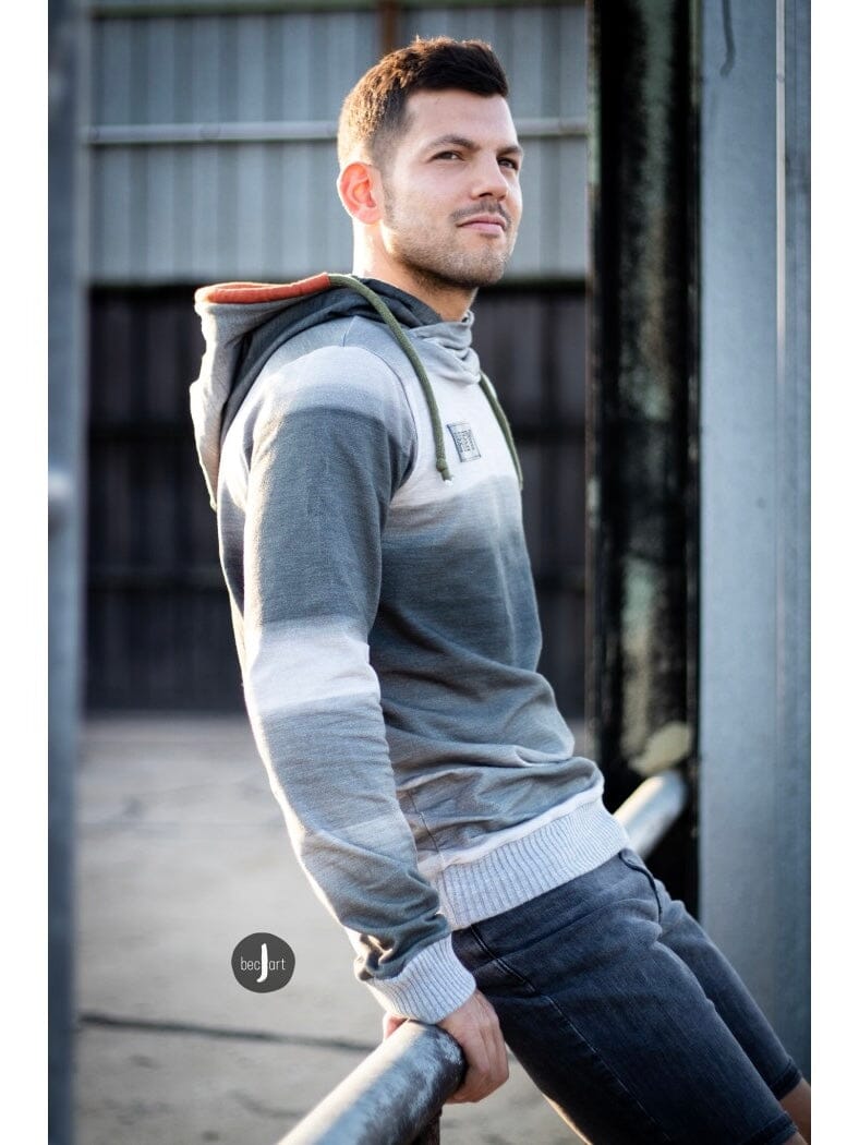 Papierschnittmuster Jessy Sewing - Gentleman ´s Hoodie - Gr. XS-XXL Schnittmuster poshpinks