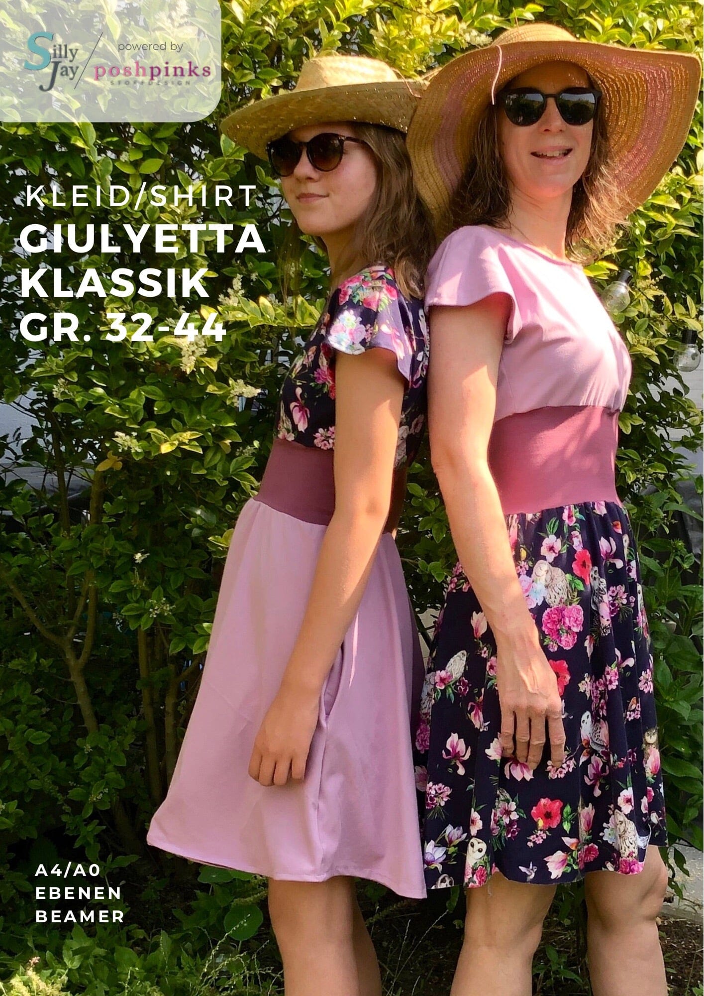 Giulyetta Mom Klassik - Kleid 32-44 - Schnittmuster EBook by Sillyjay Schnittmuster poshpinks