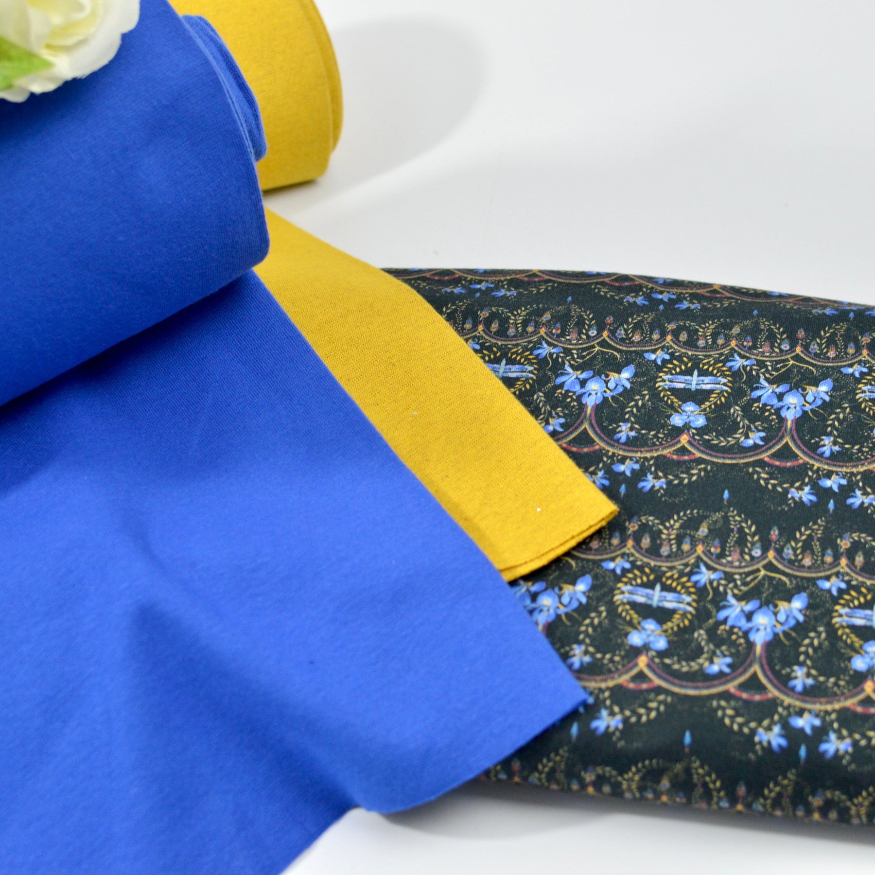 Limited Pre-Order Spirit Allover by leni lupin - French Terry schwarz/royal Rapport poshpinks