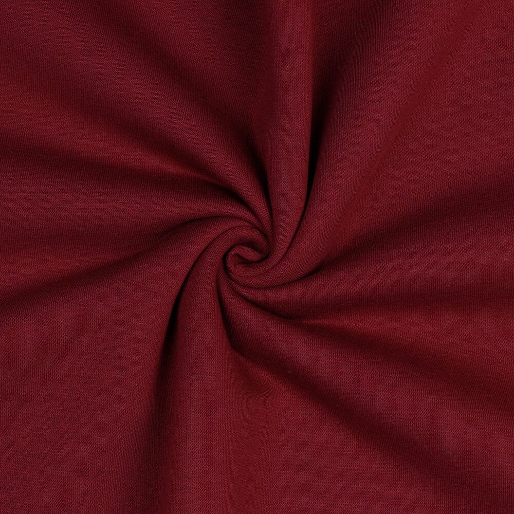 Sweatstoff - burgunder rot Fabric poshpinks