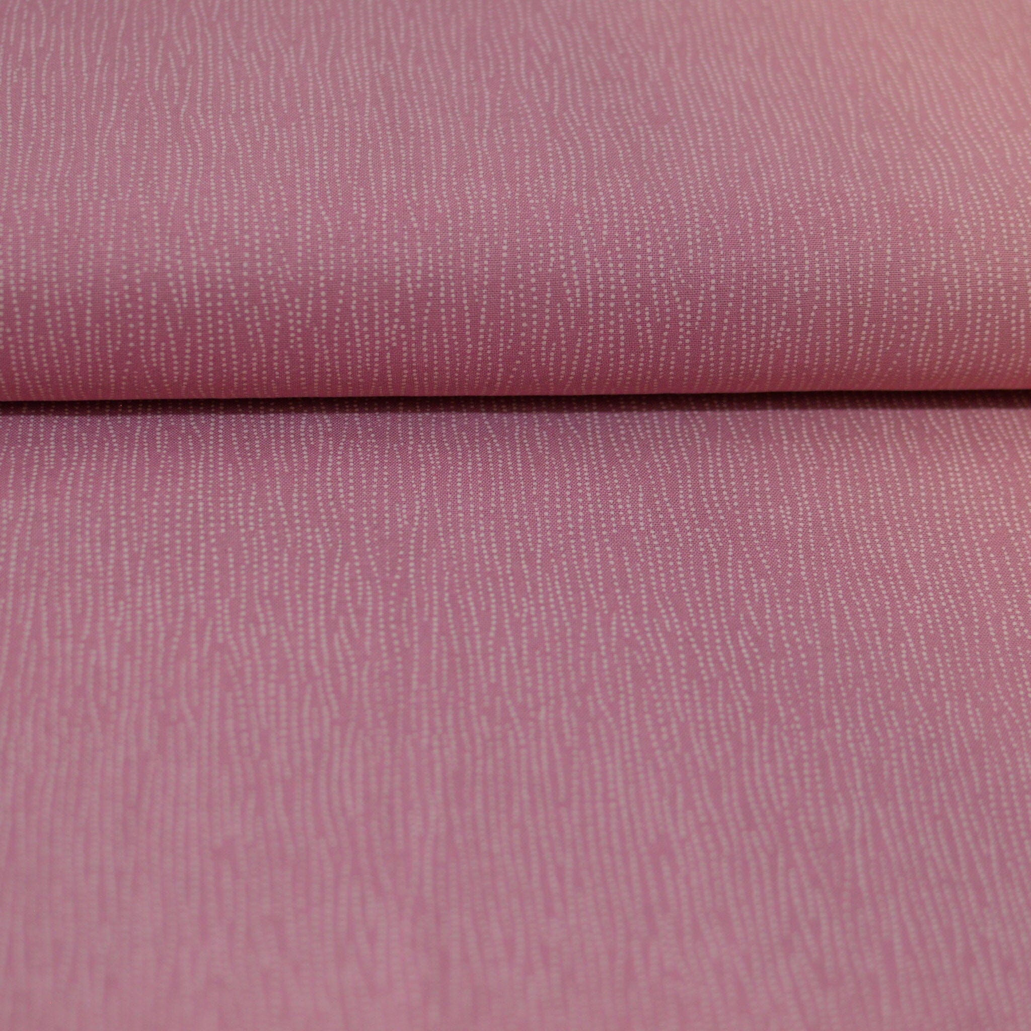 Baumwolle - Popeline - kleine Stippen altrosa Fabric poshpinks