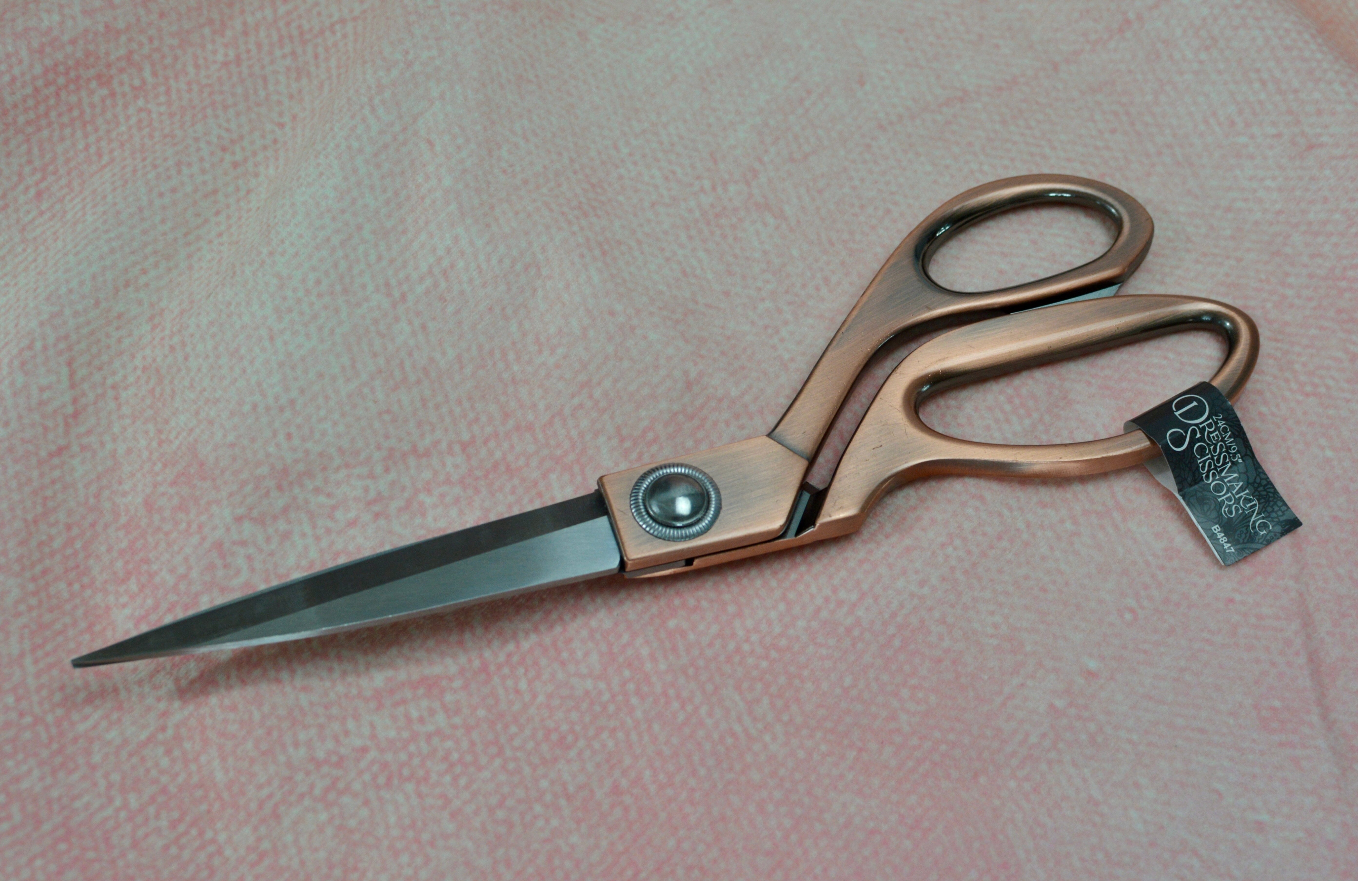 hochwertige Schneiderschere 24 cm edelstahl rosé gold Stück poshpinks