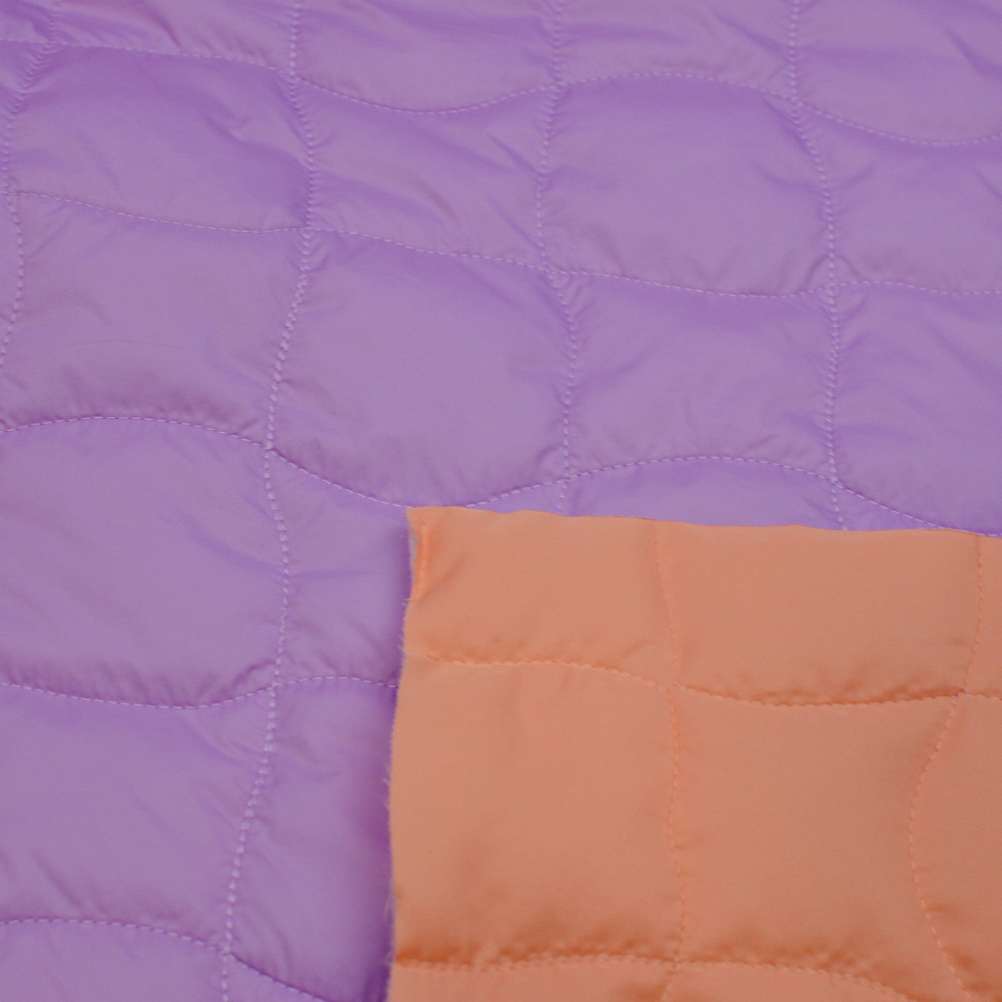 Steppstoff - Two Tone - Flieder Apricot Fabric poshpinks