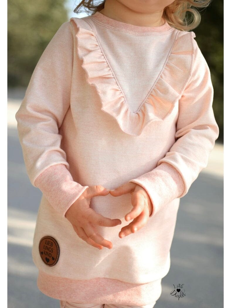 Papierschnittmuster Jessy Sewing - Kids Basic Hoodie - Gr. 74-152 - Pullover für Kinder Schnittmuster poshpinks