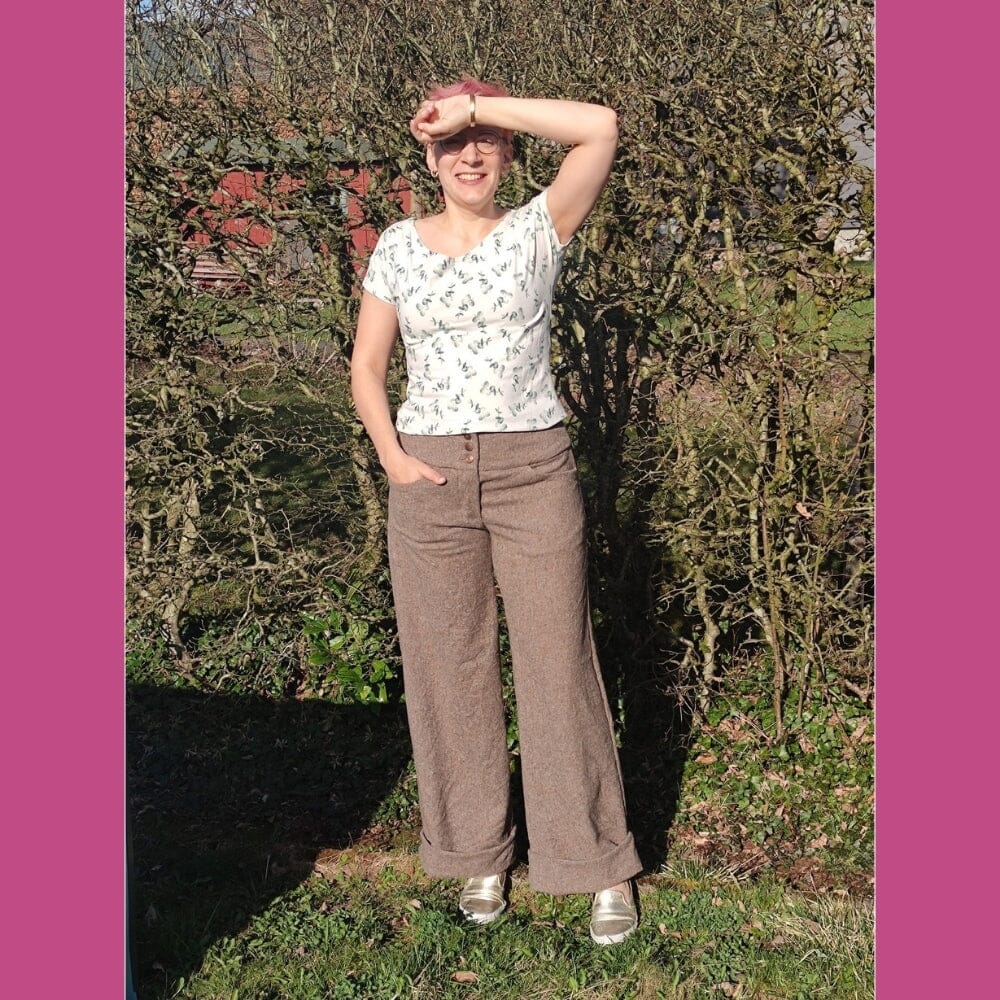 Purpurnaht Schnittmuster Ebook - Hose Maaika - Gr. 32-52 Schnittmuster poshpinks