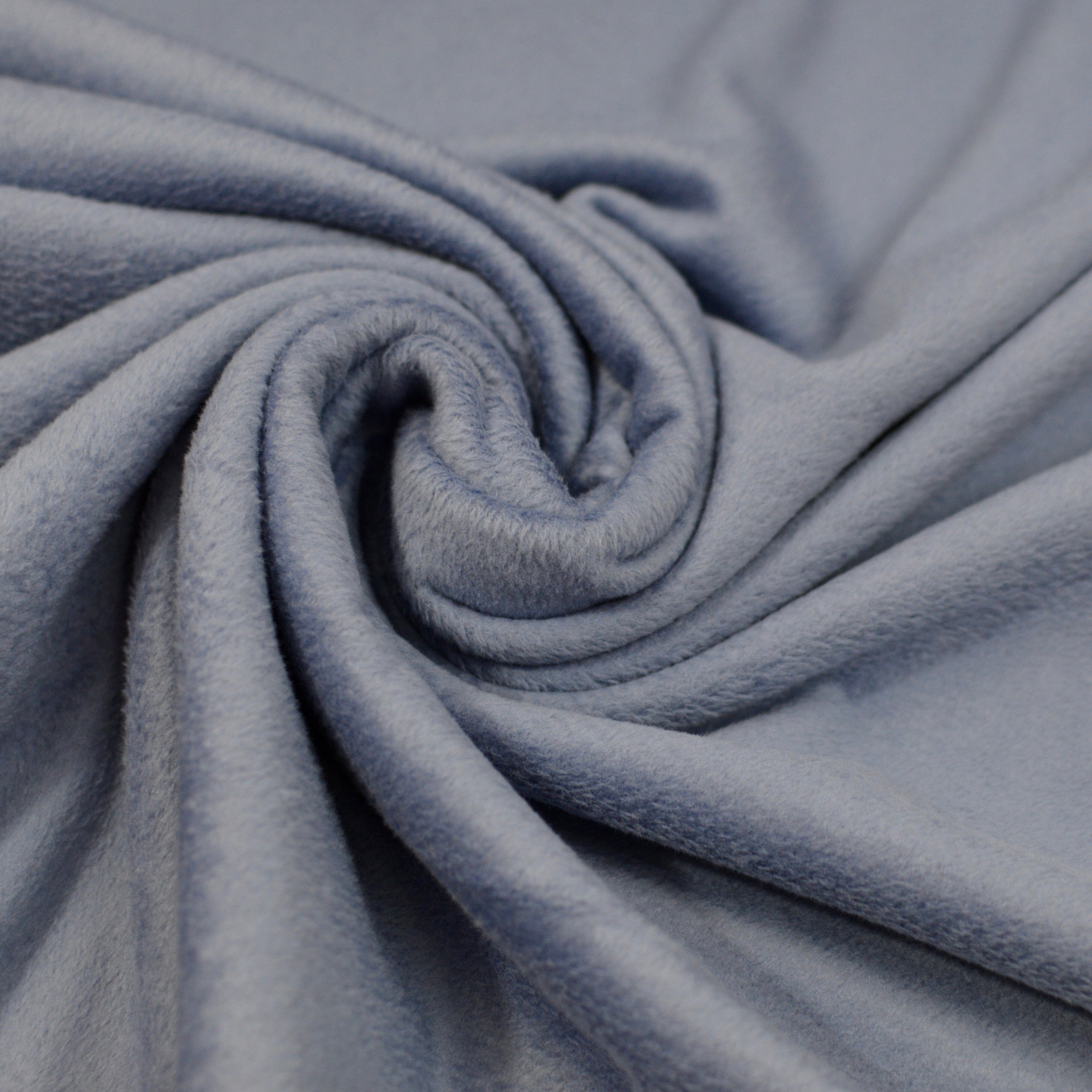 Minky Velour Fleece - jeansblau Fabric poshpinks