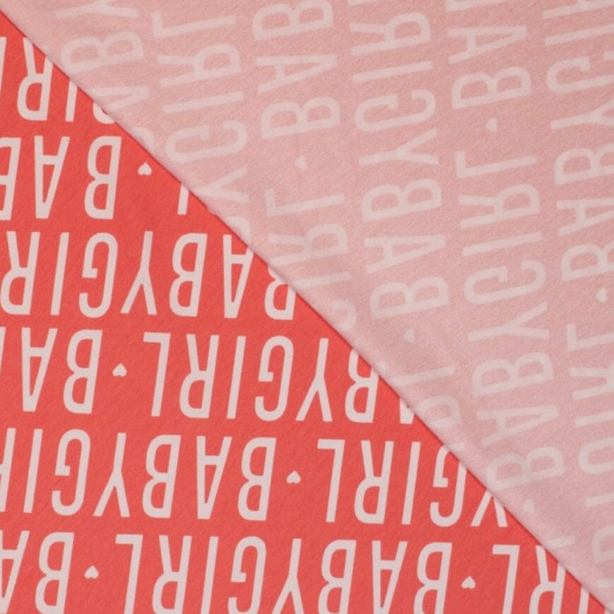 French Terry - Baby Girl - Lachs Fabric poshpinks