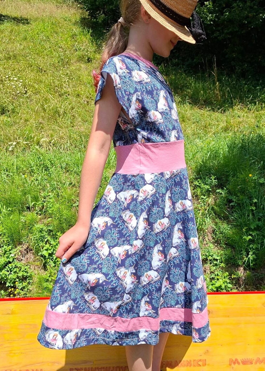 Papierschnittmuster Giulyetta Kids 74-158 - Kleid / Shirt für Kinder - Schnittmuster EBook SillyJay Schnittmuster poshpinks