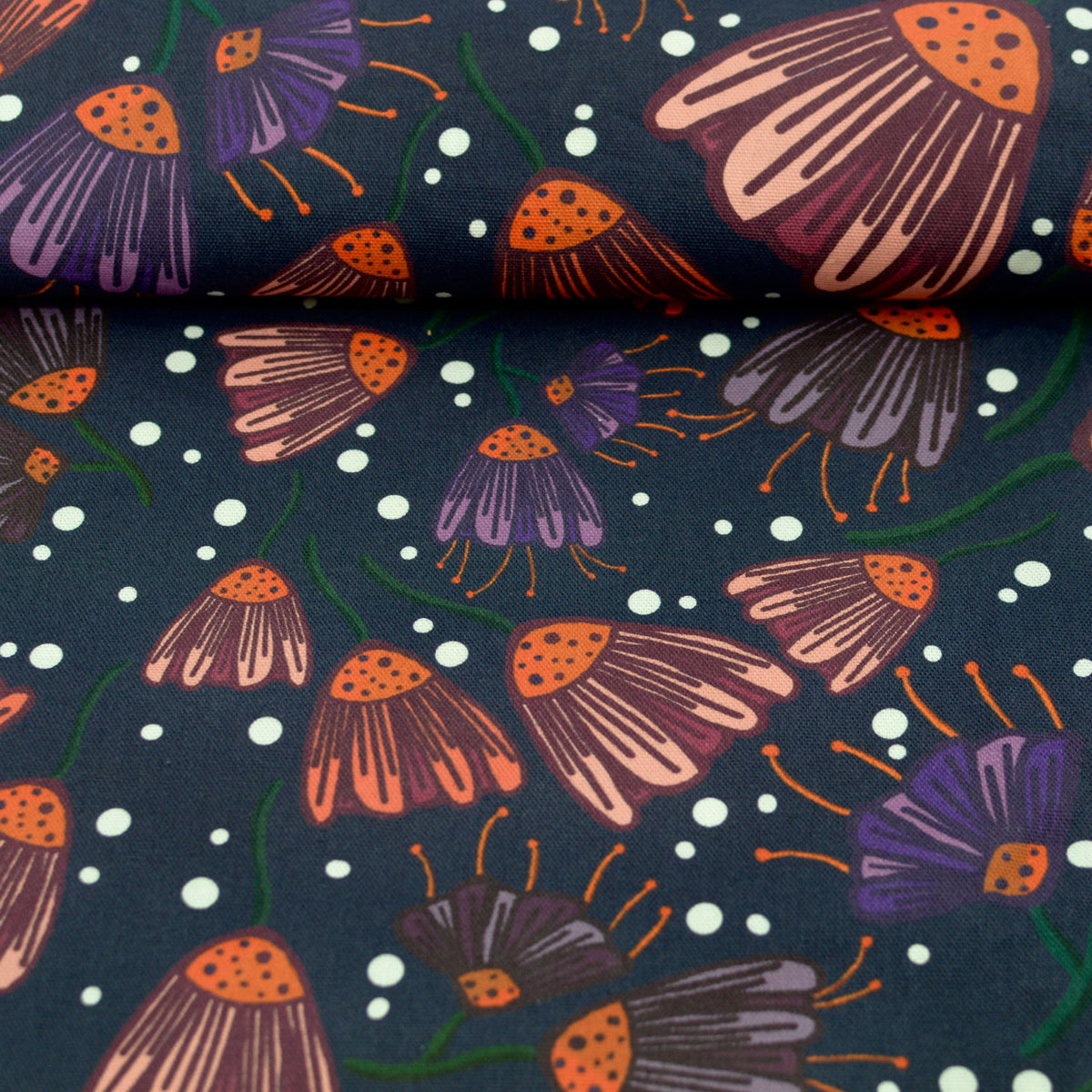 Pre - Order Tender recycling Canvas " Pearl dark " by emjo_design Fabric poshpinks