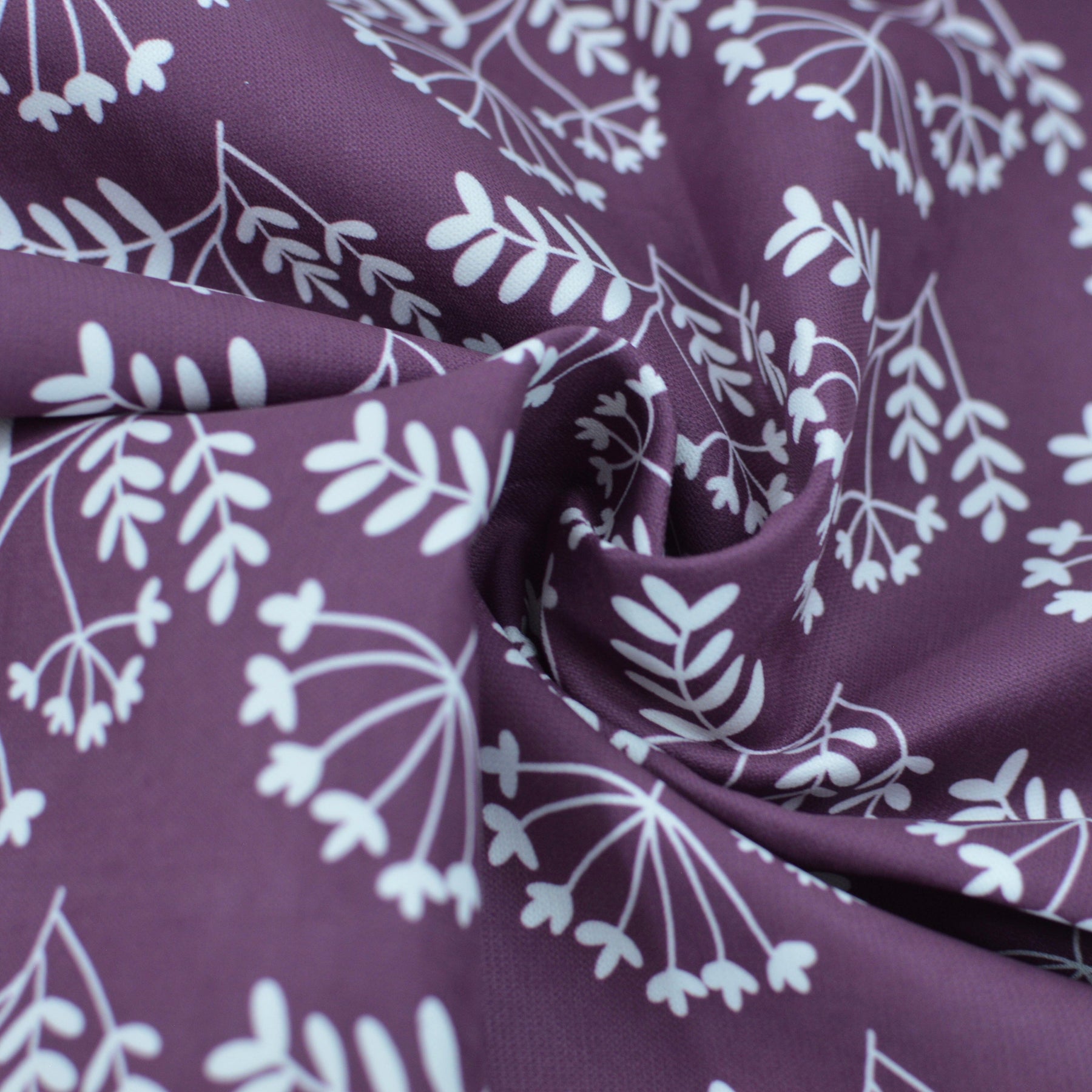 Tender recycling Canvas " Blütenzauber " berry by emjo_design Fabric poshpinks