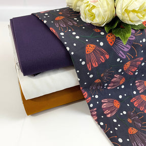 Pre - Order Tender recycling Canvas " Pearl dark " by emjo_design Fabric poshpinks