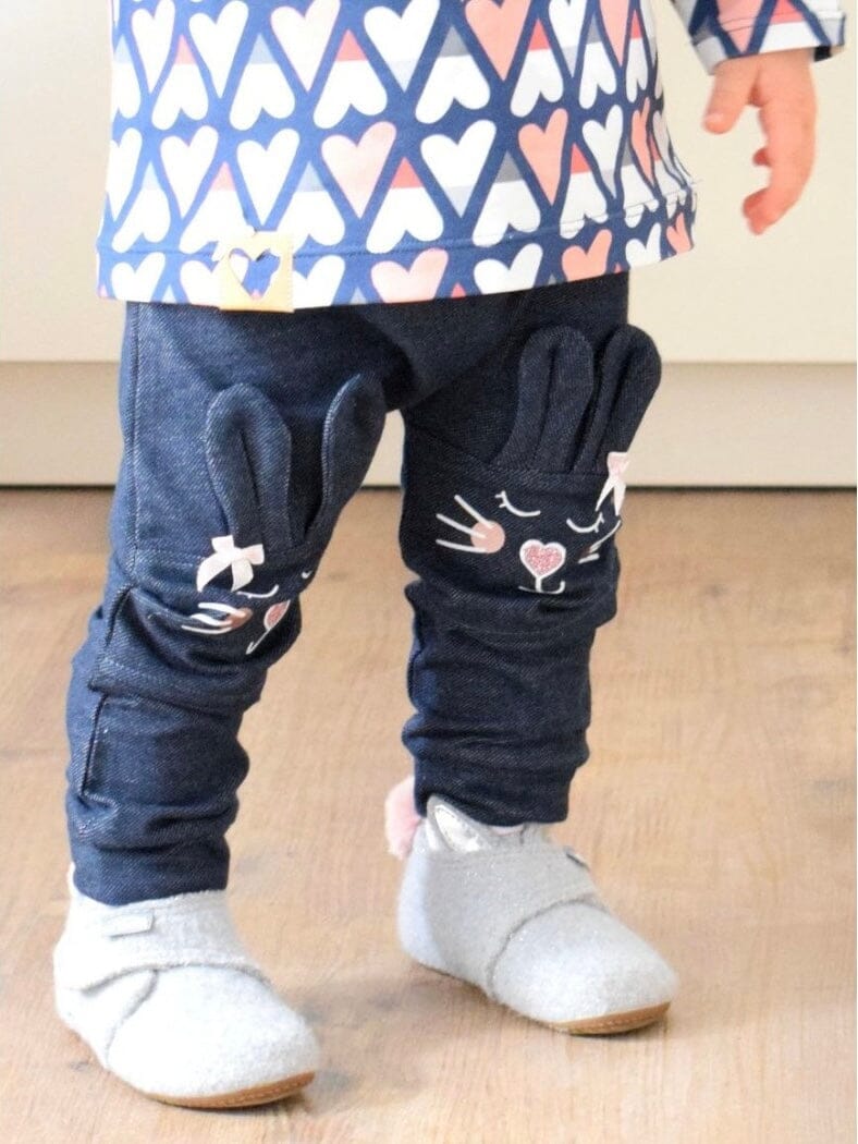 Papierschnittmuster Jessy Sewing - Cool Pants - Gr. 80-146 - lässige Hose für Kinder Schnittmuster poshpinks