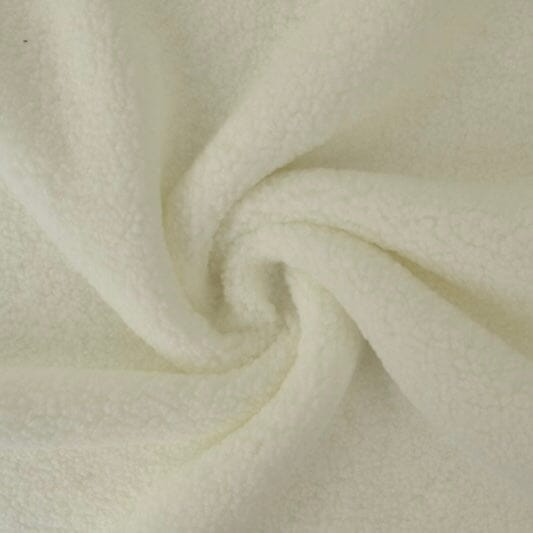 Teddyfleece - Plüsch - ecru Fabric poshpinks