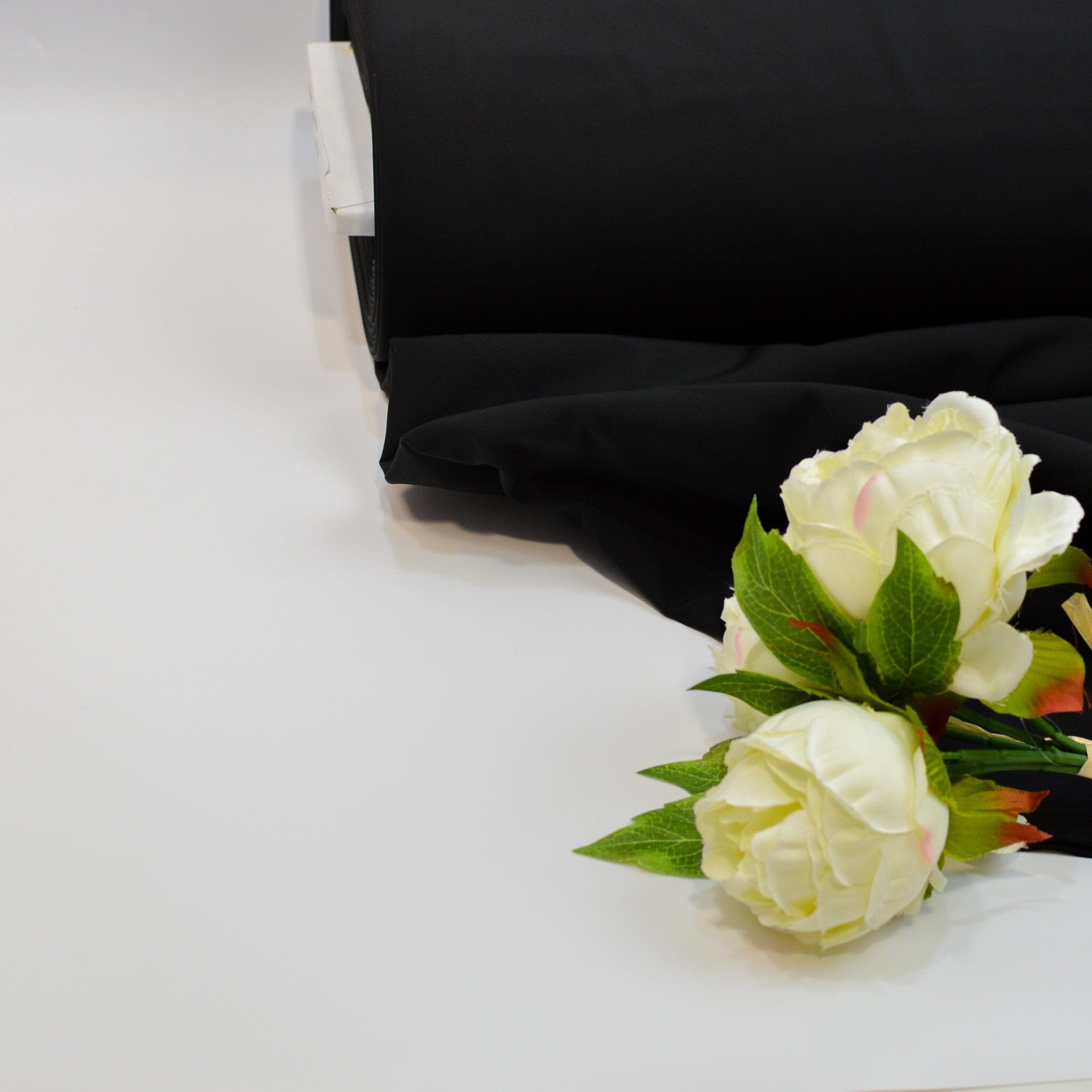 Softshell - Schwarz Fabric poshpinks