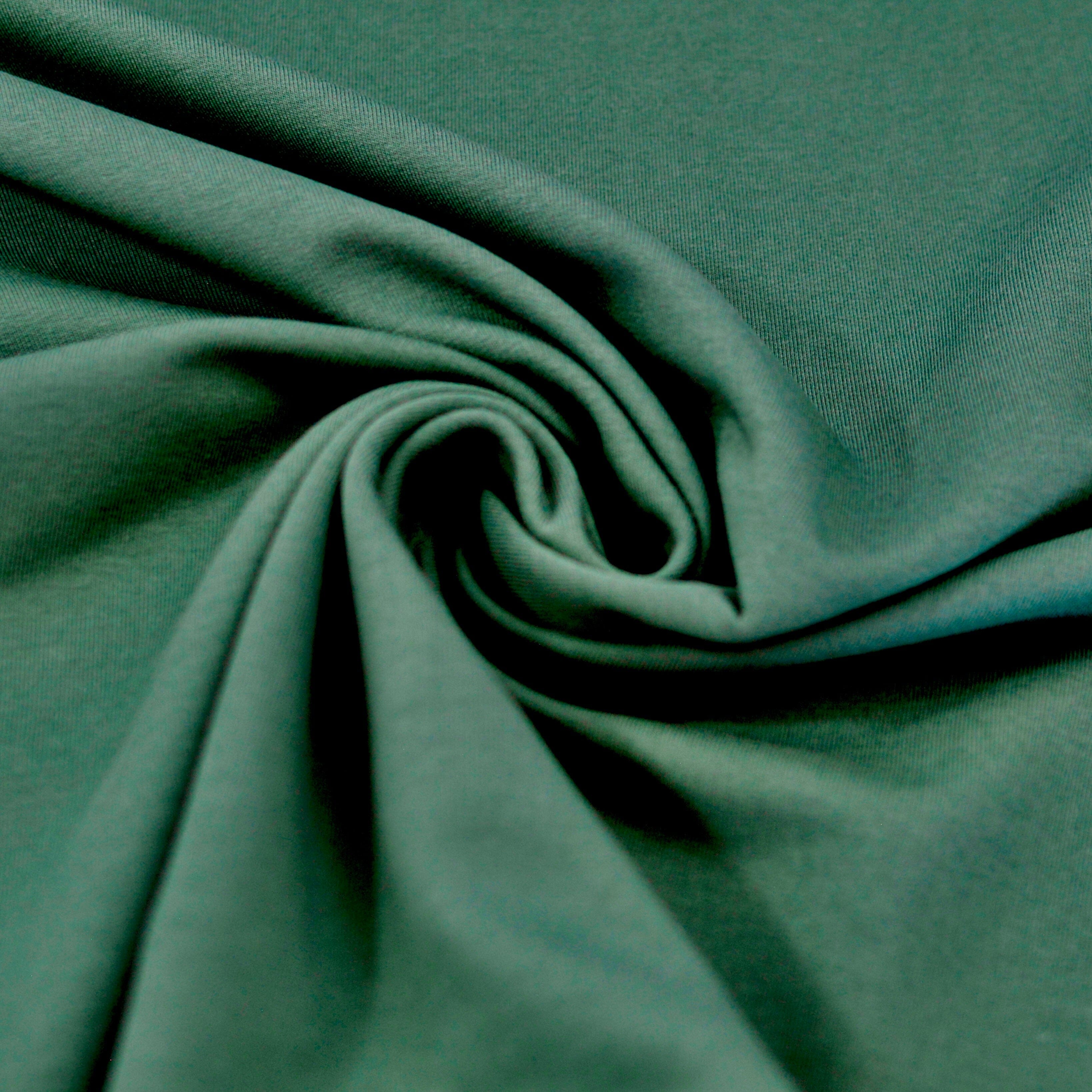 French Terry - dunkelgrün Fabric poshpinks