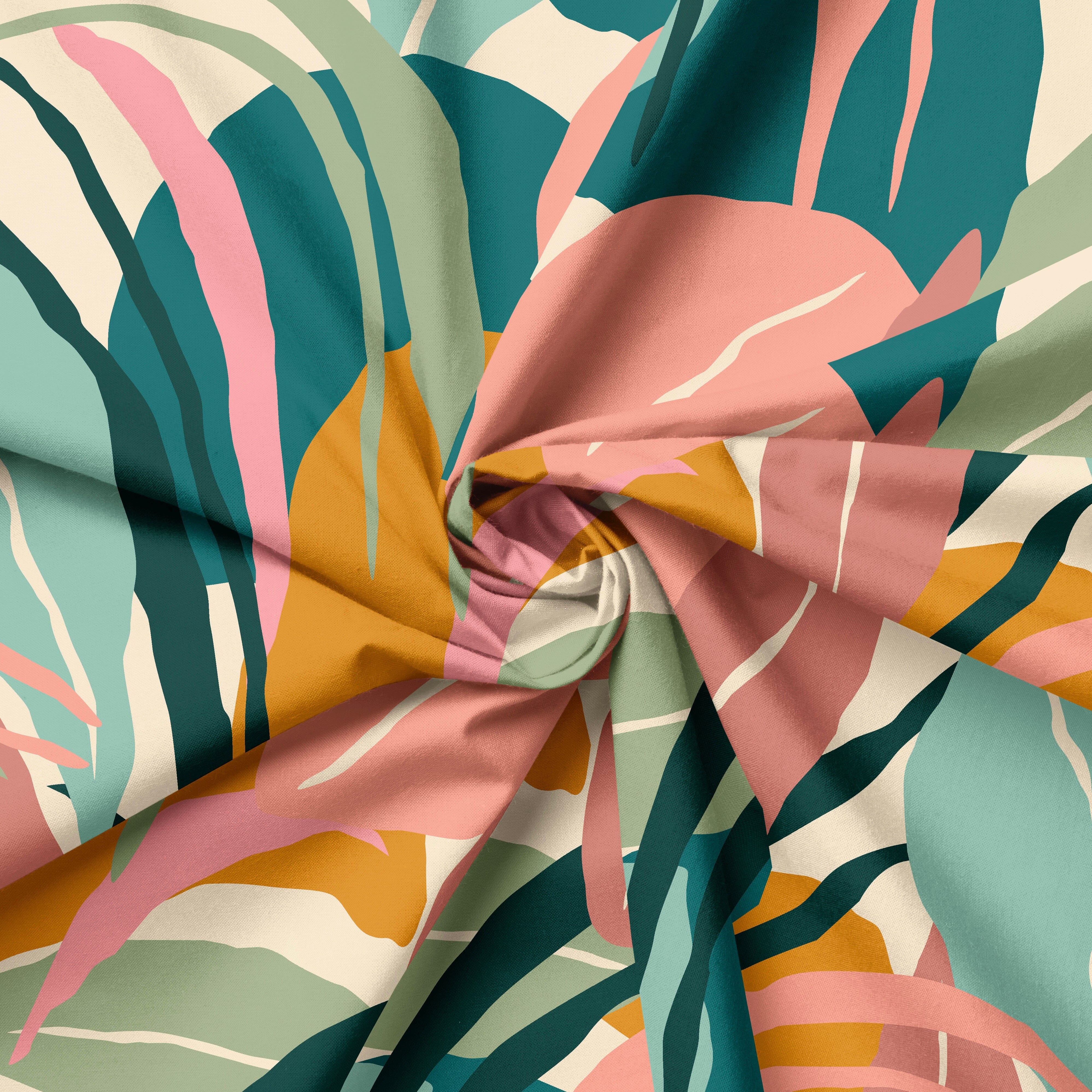 Vorbestellung Swimmy Bade-/Sportwebware Ambrosia Leaves Creme Fabric poshpinks