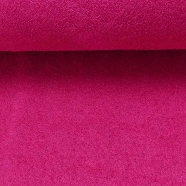Frotteestoff - pink Fabric poshpinks