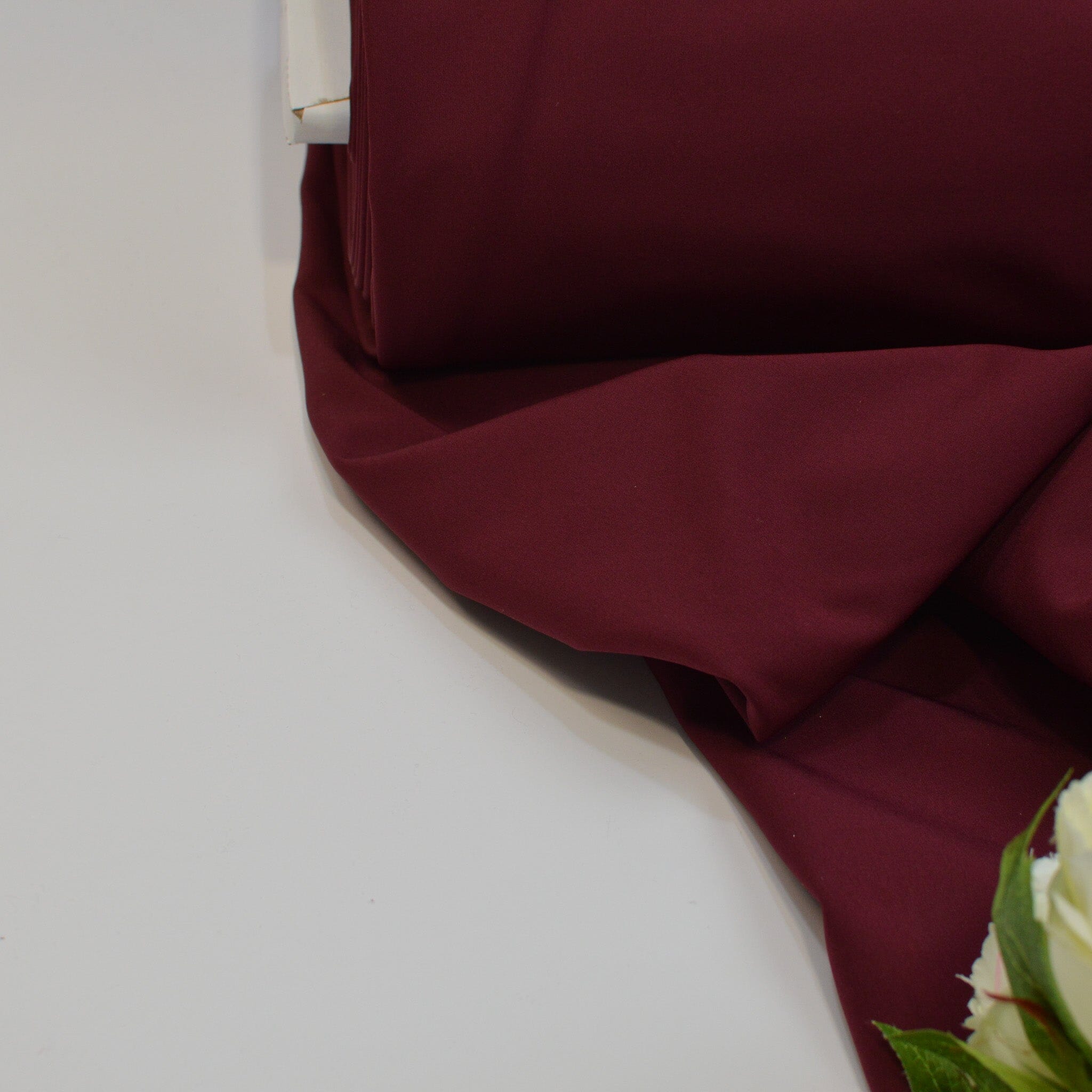Softshell - Burgunderrot Fabric poshpinks
