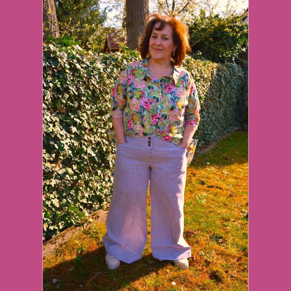 Purpurnaht Schnittmuster Ebook - Hose Maaika - Gr. 32-52 Schnittmuster poshpinks