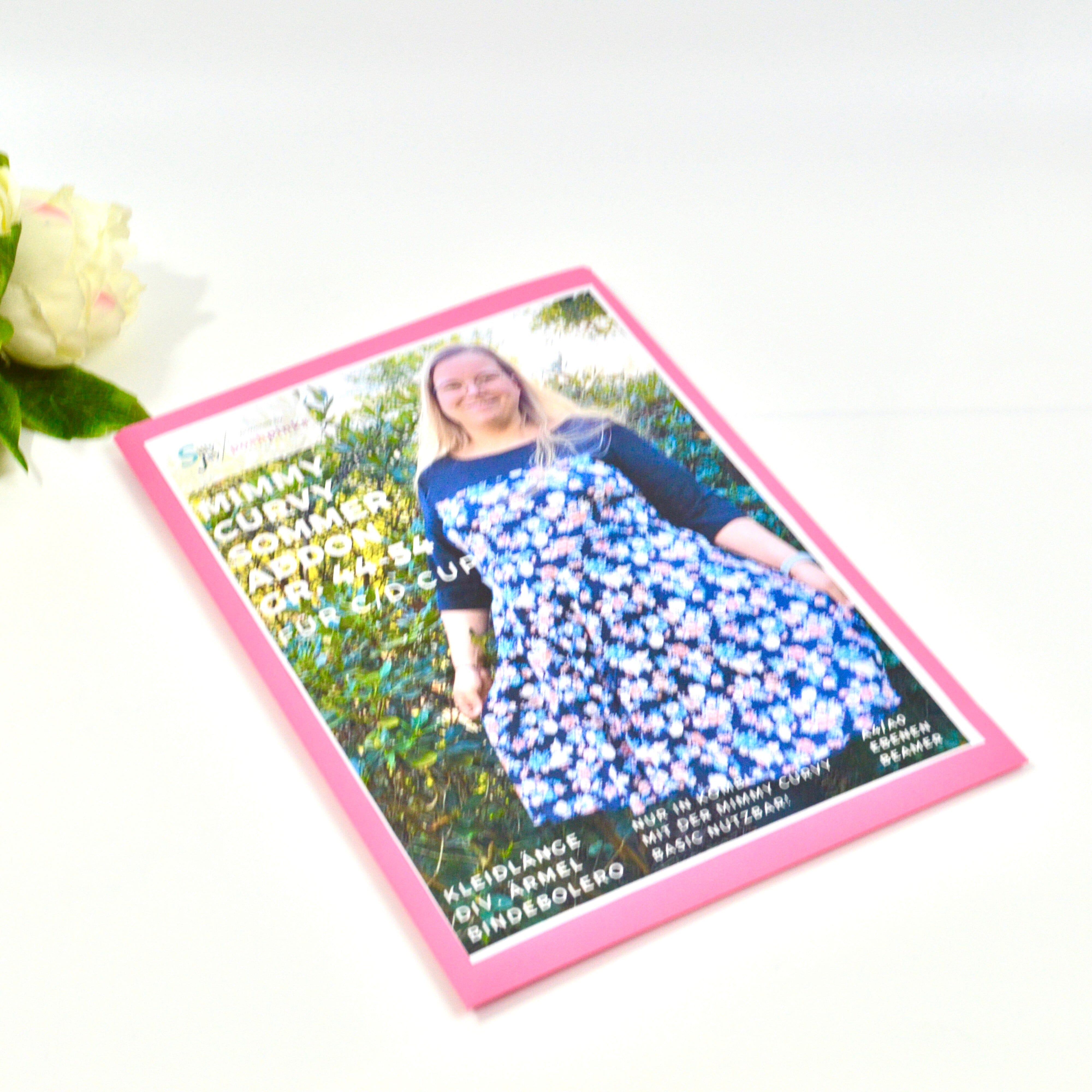 Papierschnittmuster - Mimmy Curvy Summer Addon 44-54 für C/D - Cup! Schnittmuster poshpinks
