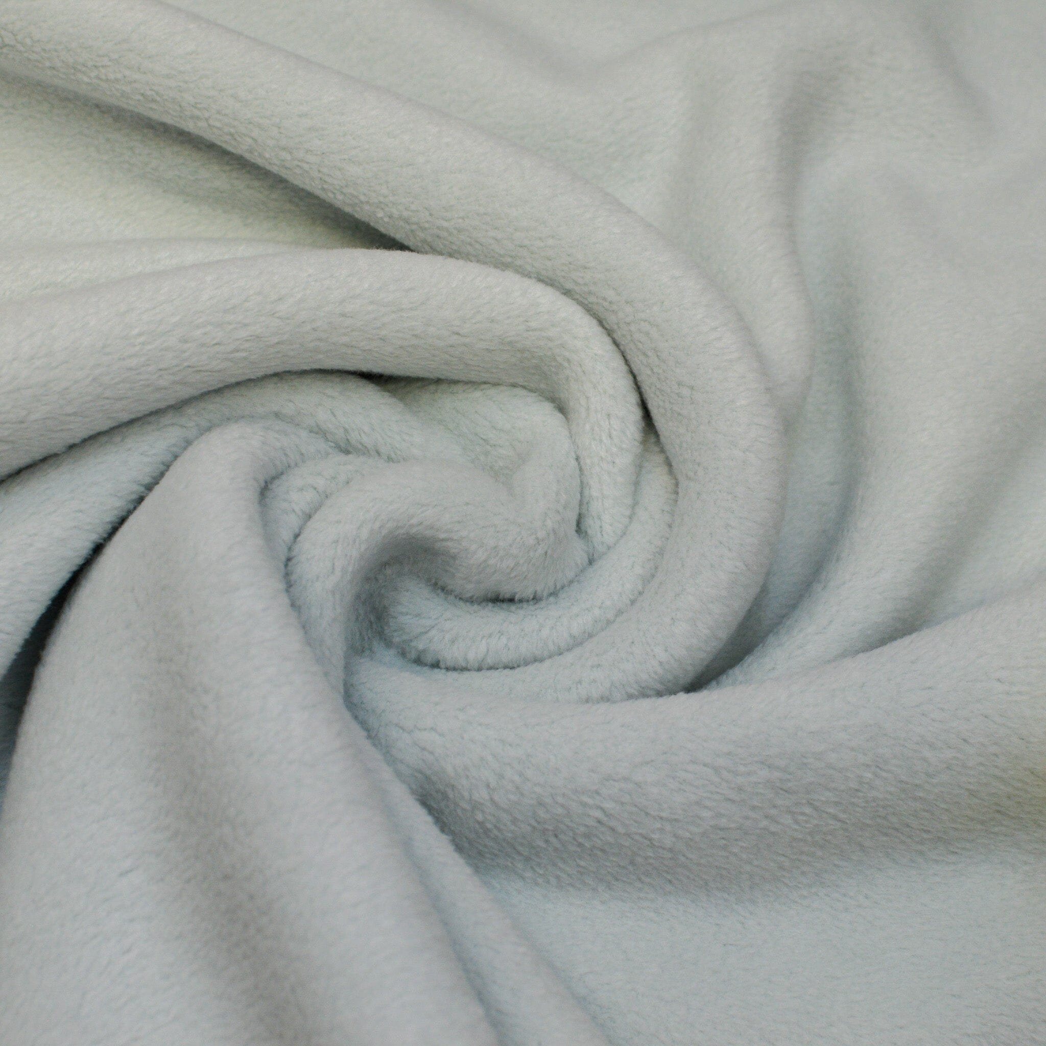 Baumwollfleece Eisblau hell Fabric poshpinks