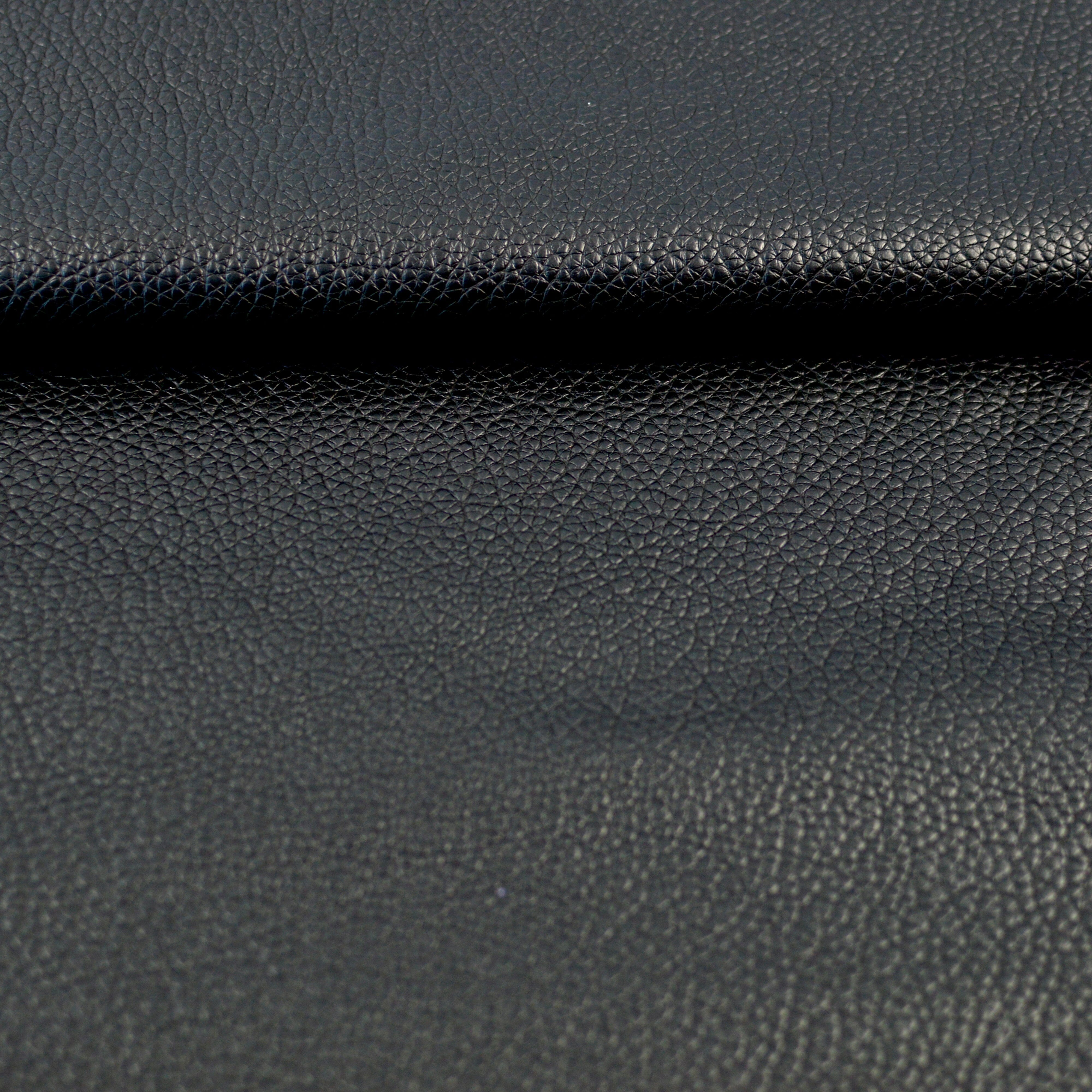 Abschnitt 50x70cm Kunstleder schwer - schwarz Fabric poshpinks