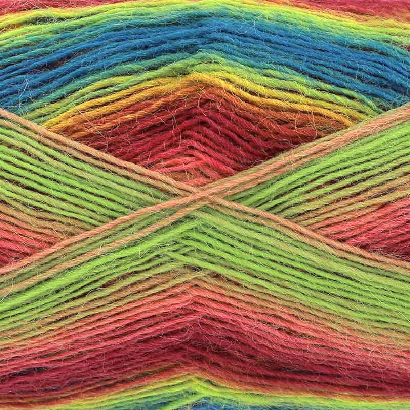 King Cole Rebel 4Ply – Sockenwolle mit Farbverlauf 100 g / 400 m Wolle poshpinks