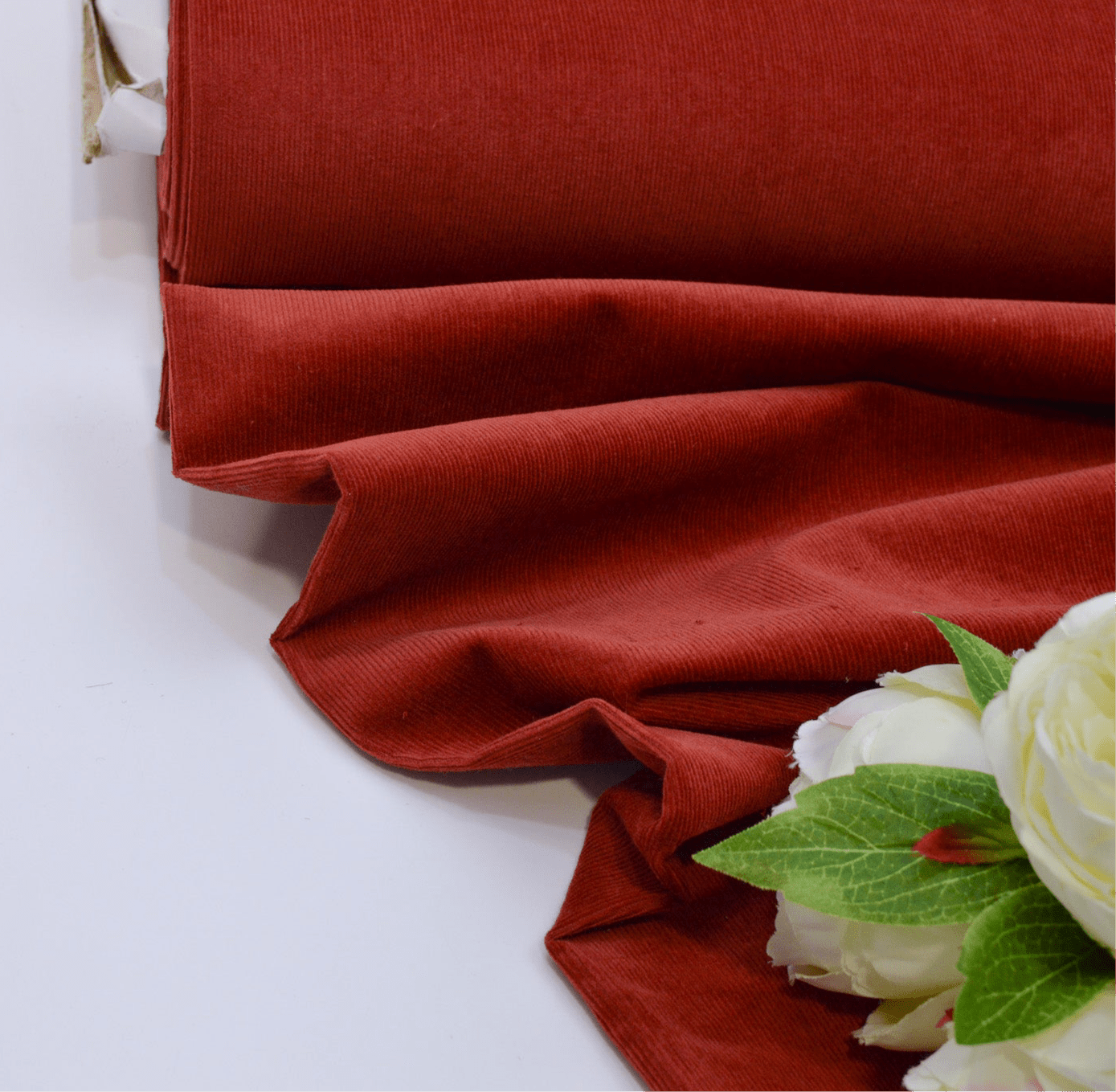 Stretch Cord - Burgunderrot hell Fabric poshpinks