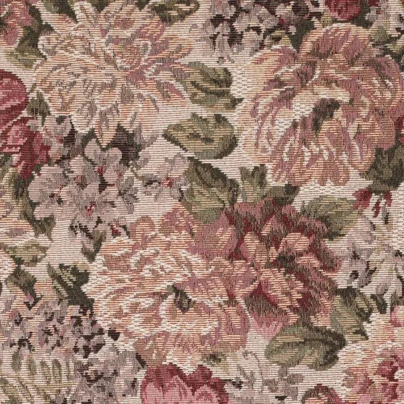 Gobelin / Jacquard / Dekostoff - Tapestry Vintage Roses Fabric poshpinks