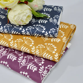 Limited pre order Tender recycling Canvas " Blütenzauber " navy by emjo_design Fabric poshpinks