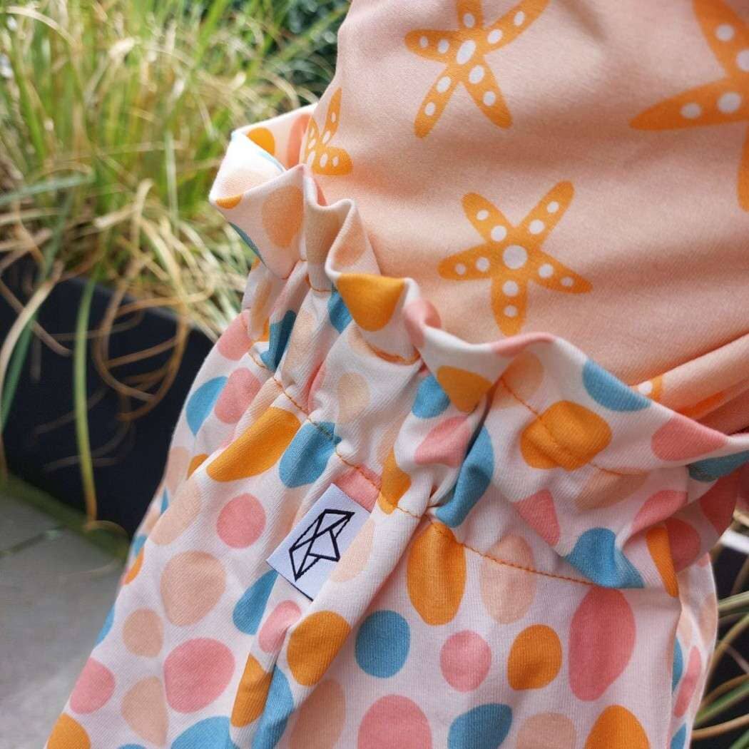 Baumwolljersey - Strandtag - Dots Fabric poshpinks